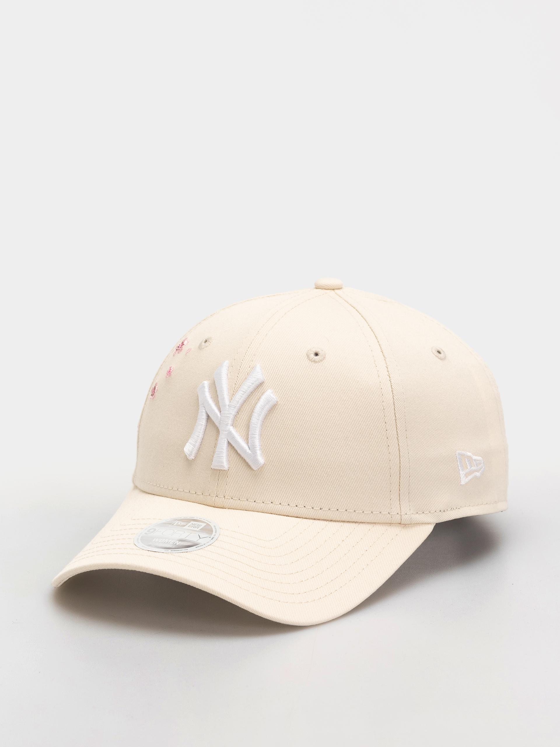 Šiltovka New Era Floral Icon 9Forty New York Yankees Wmn (light cream)