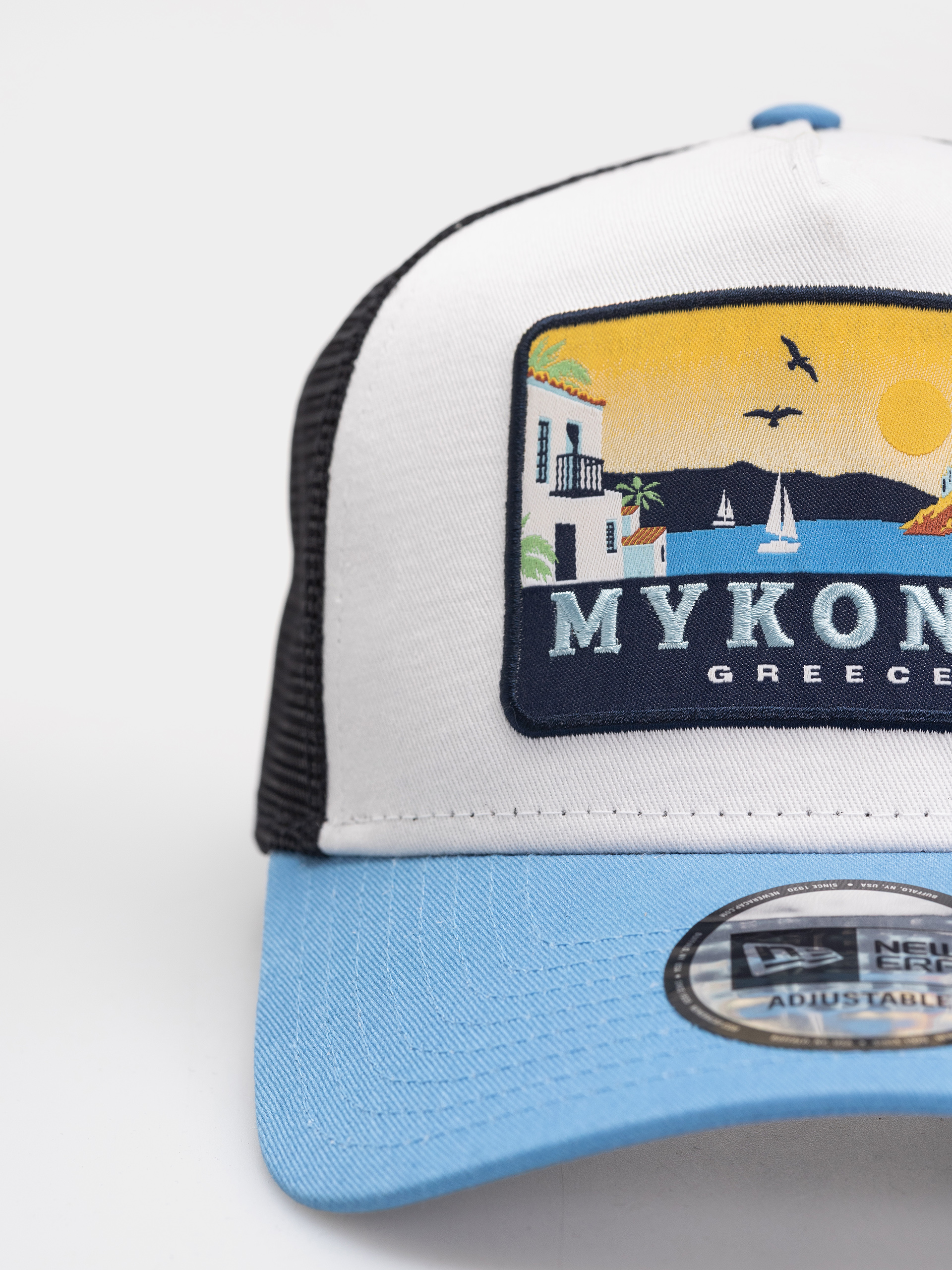 Šiltovka New Era Location Patch Trucker (blue/white)