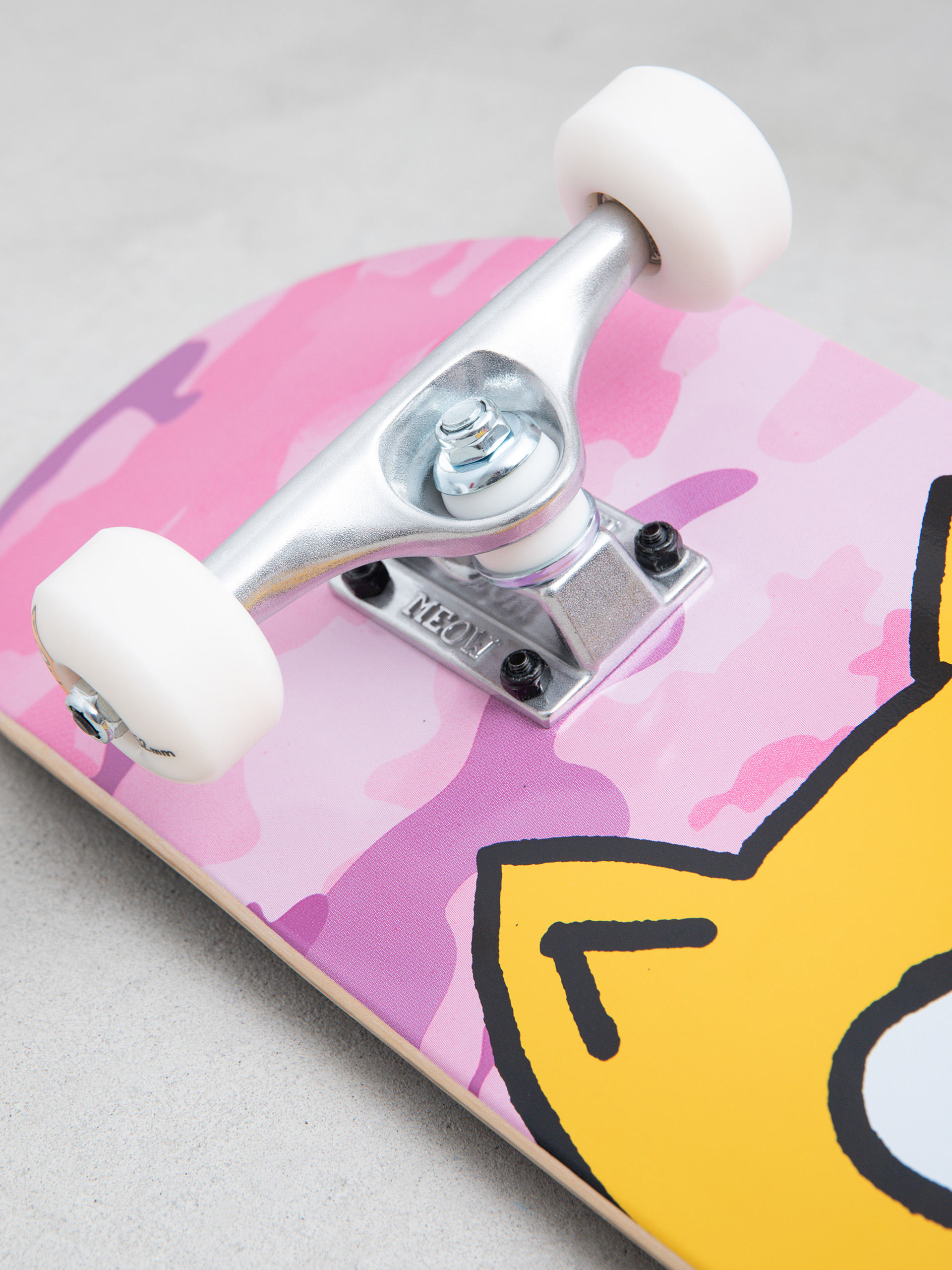 Skateboard Meow Skateboards Big Cat (camo pink)