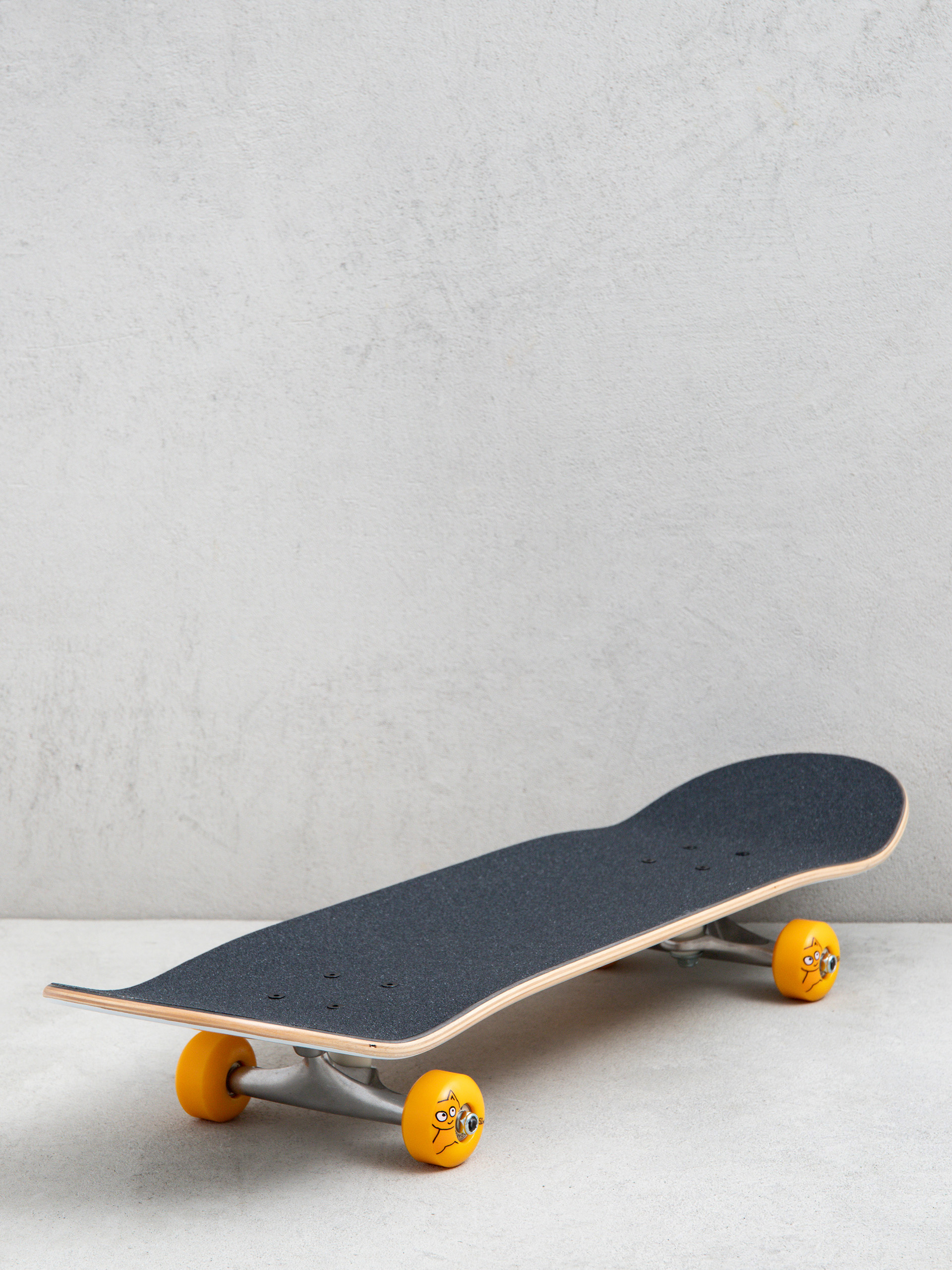 Skateboard Meow Skateboards Big Cat (white)