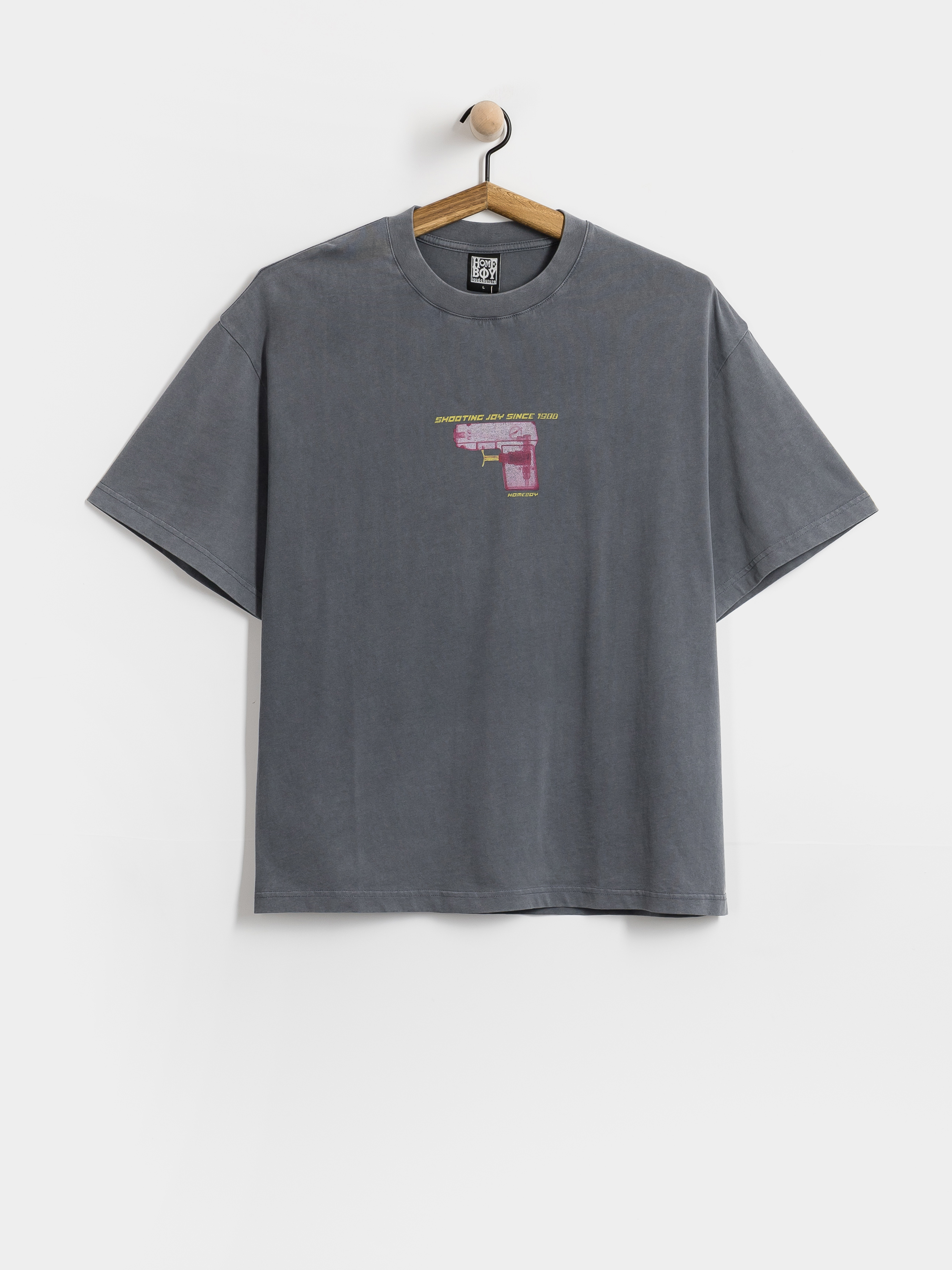 Tričko Homeboy Water Gun (washed grey)