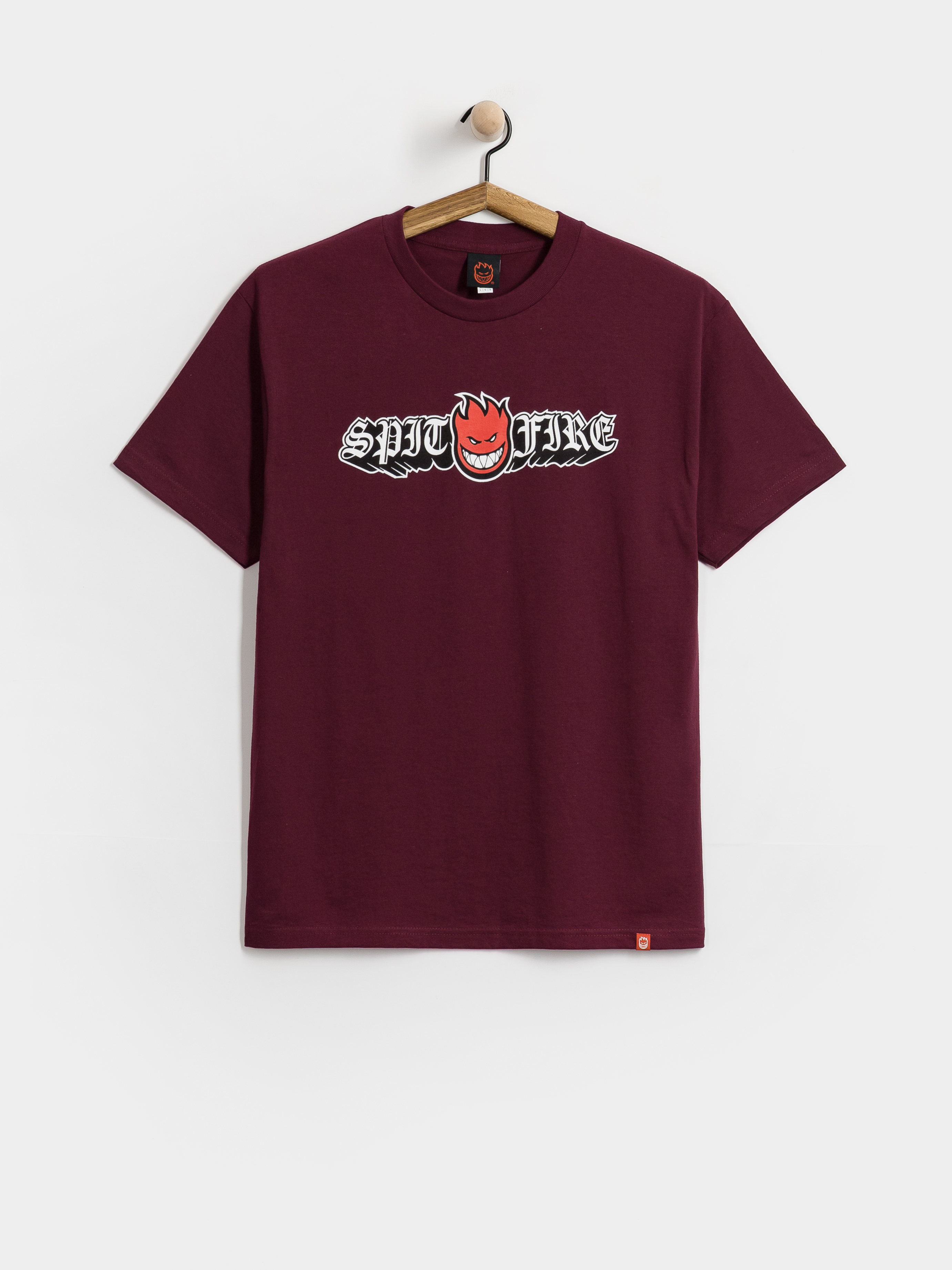 Triu010dko Spitfire Old E Drop Bighead (burgundy w/red black & white print)