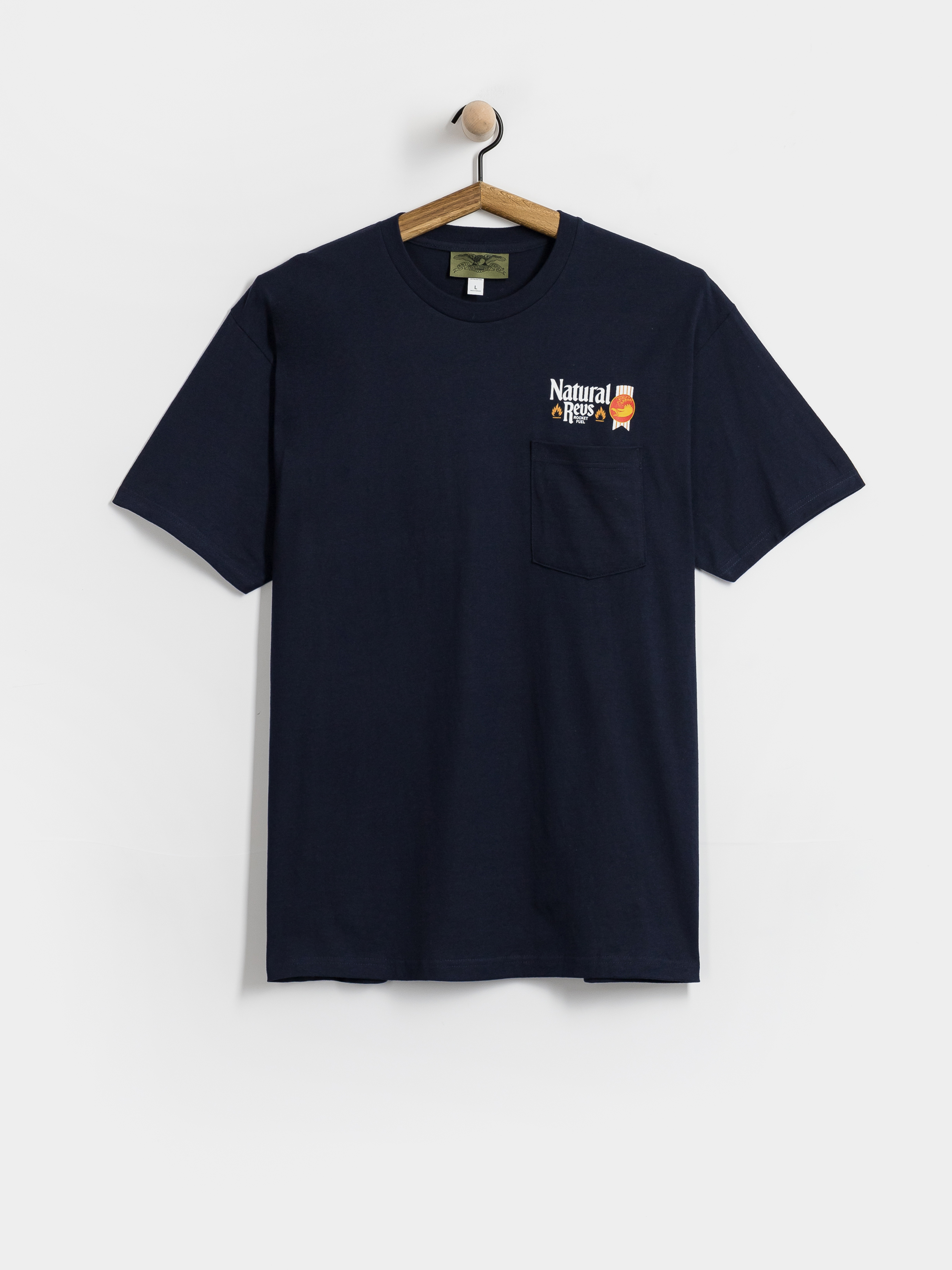 Tričko Antihero Natty Revs (navy w/multi color prints)