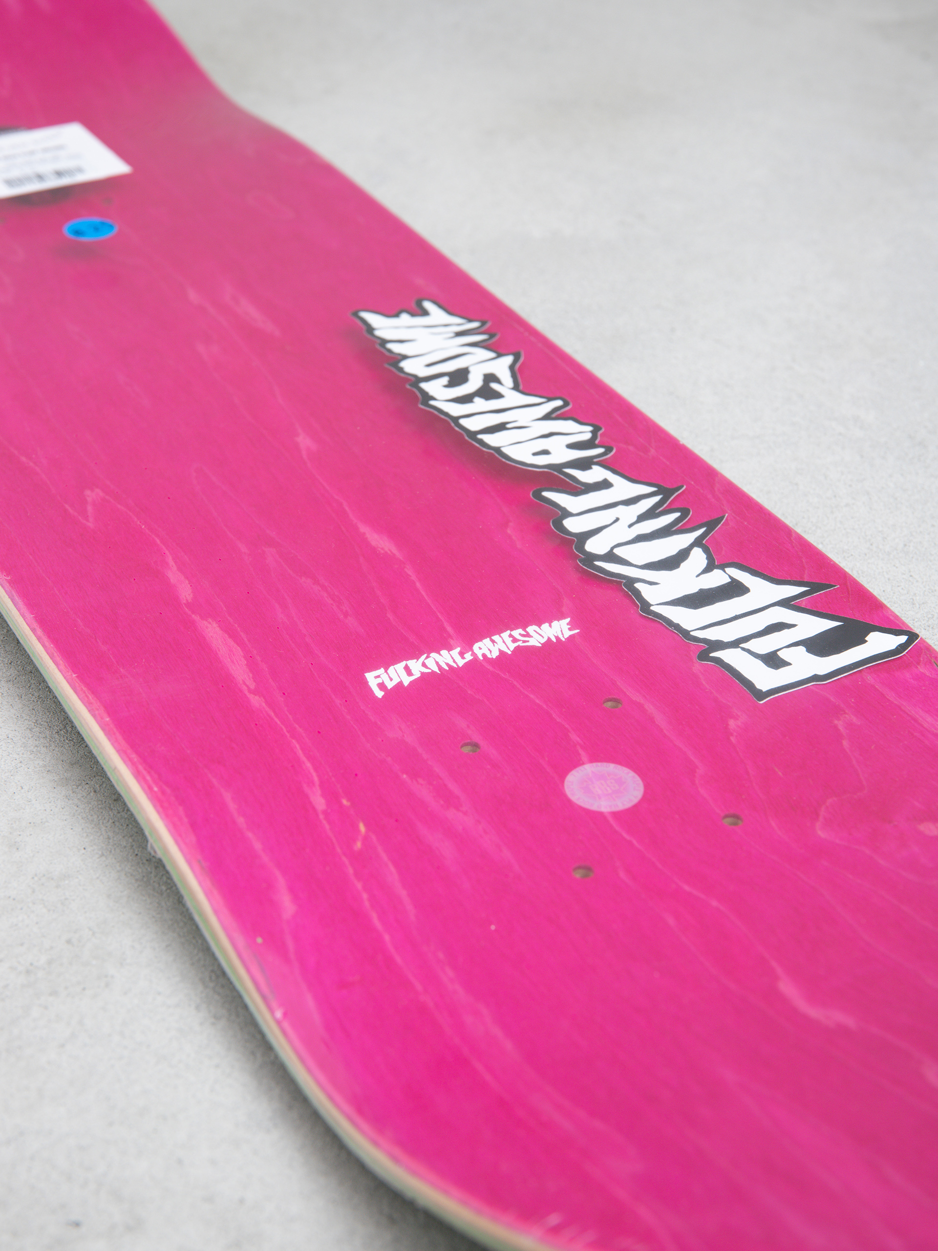 Doska Fucking Awesome Neon Green Stamp Embossed S1