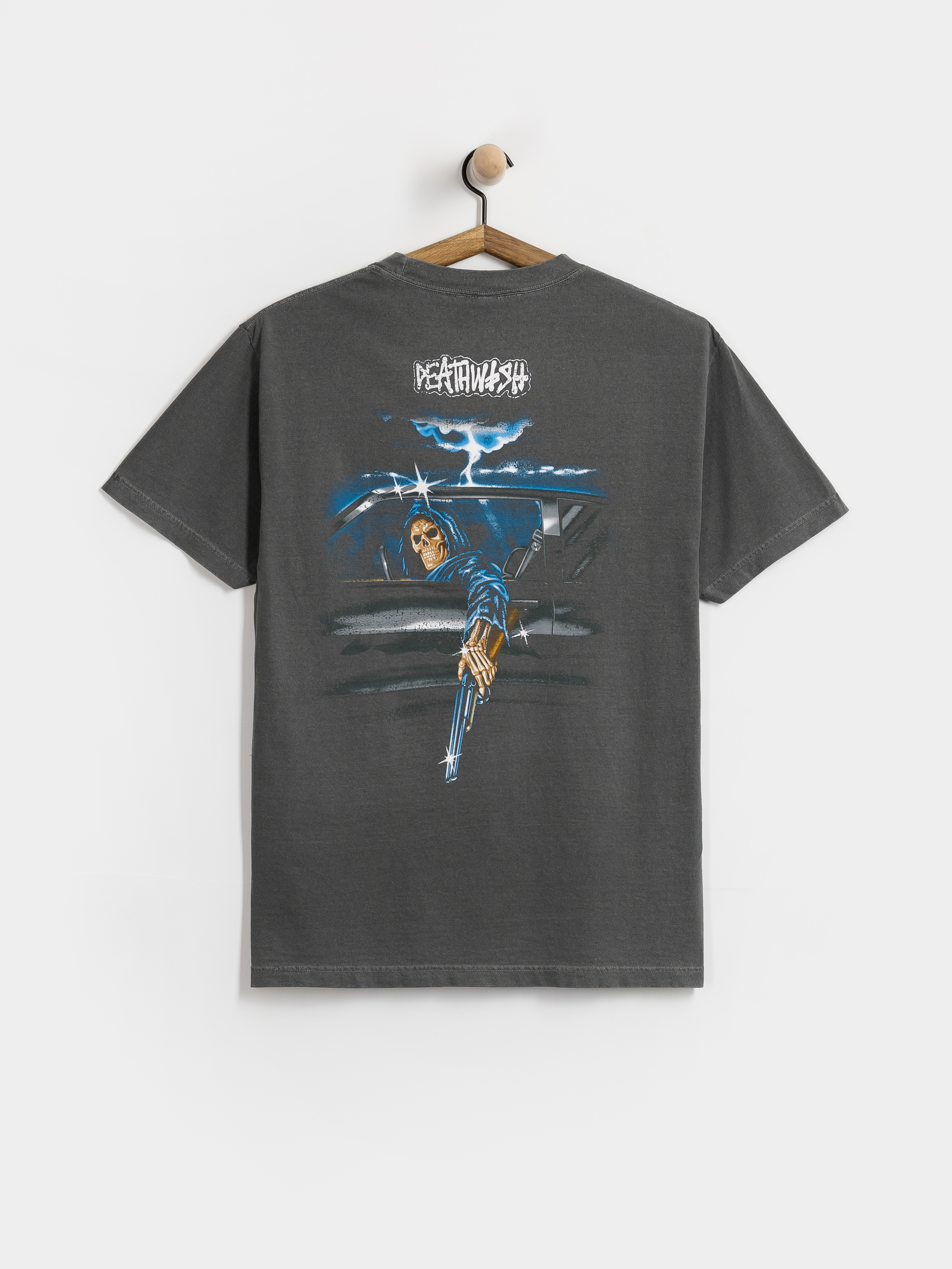 Tričko Deathwish Samborgini Reaper (garment dyed black)