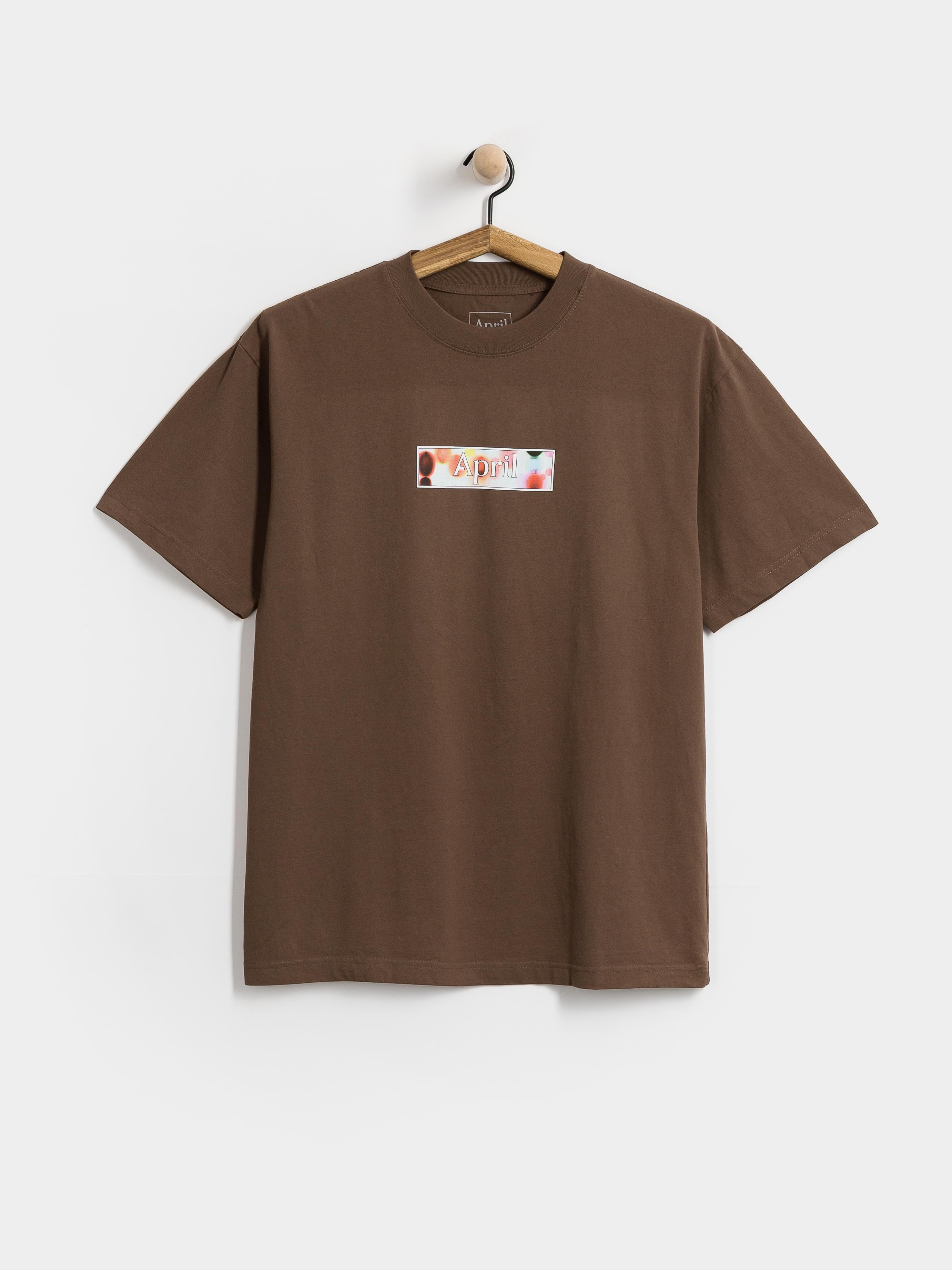Tričko April Skateboards Genes (brown)