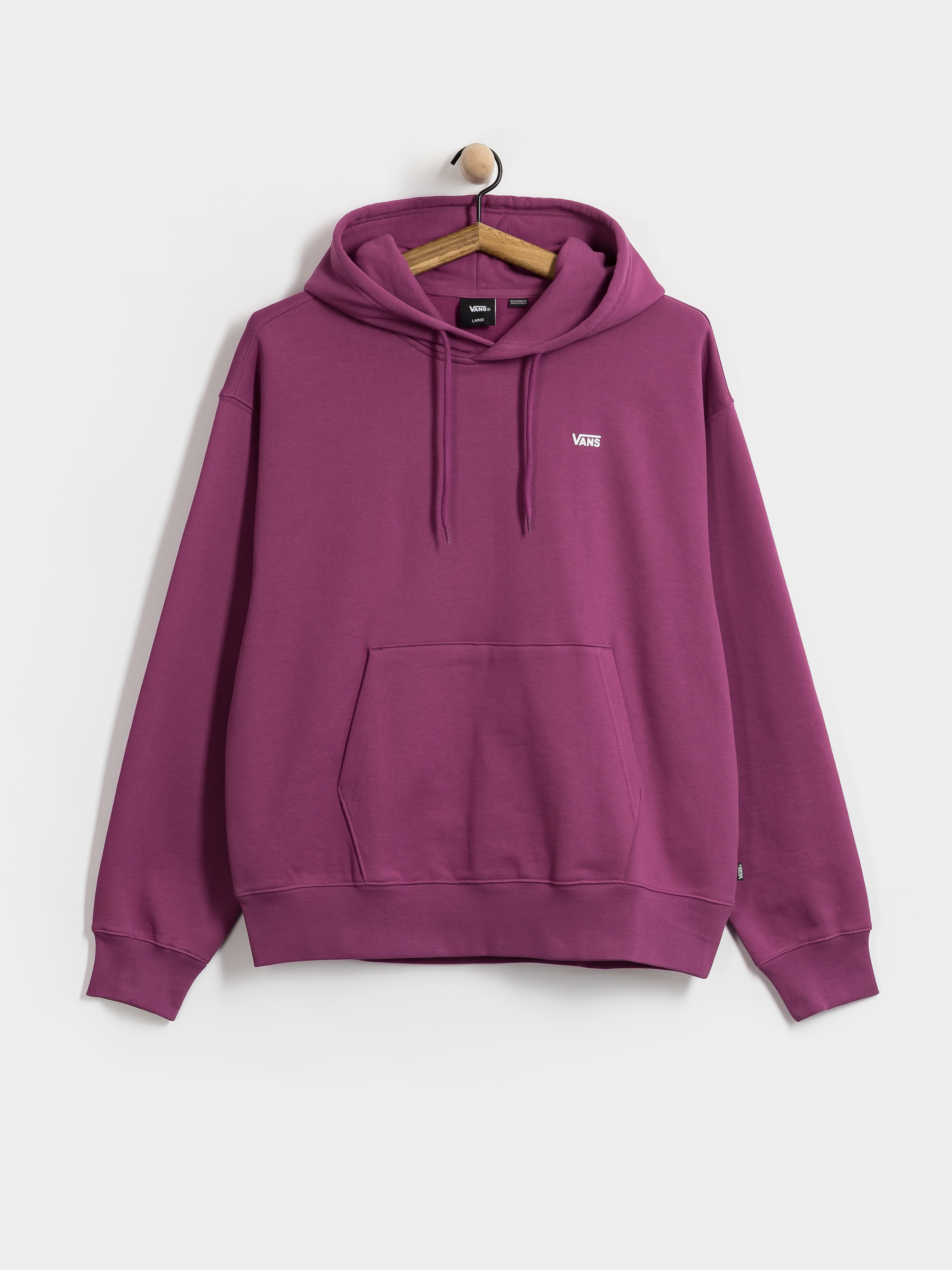 Mikina s kapucňou Vans Left Chest HD (mystic mulberry)