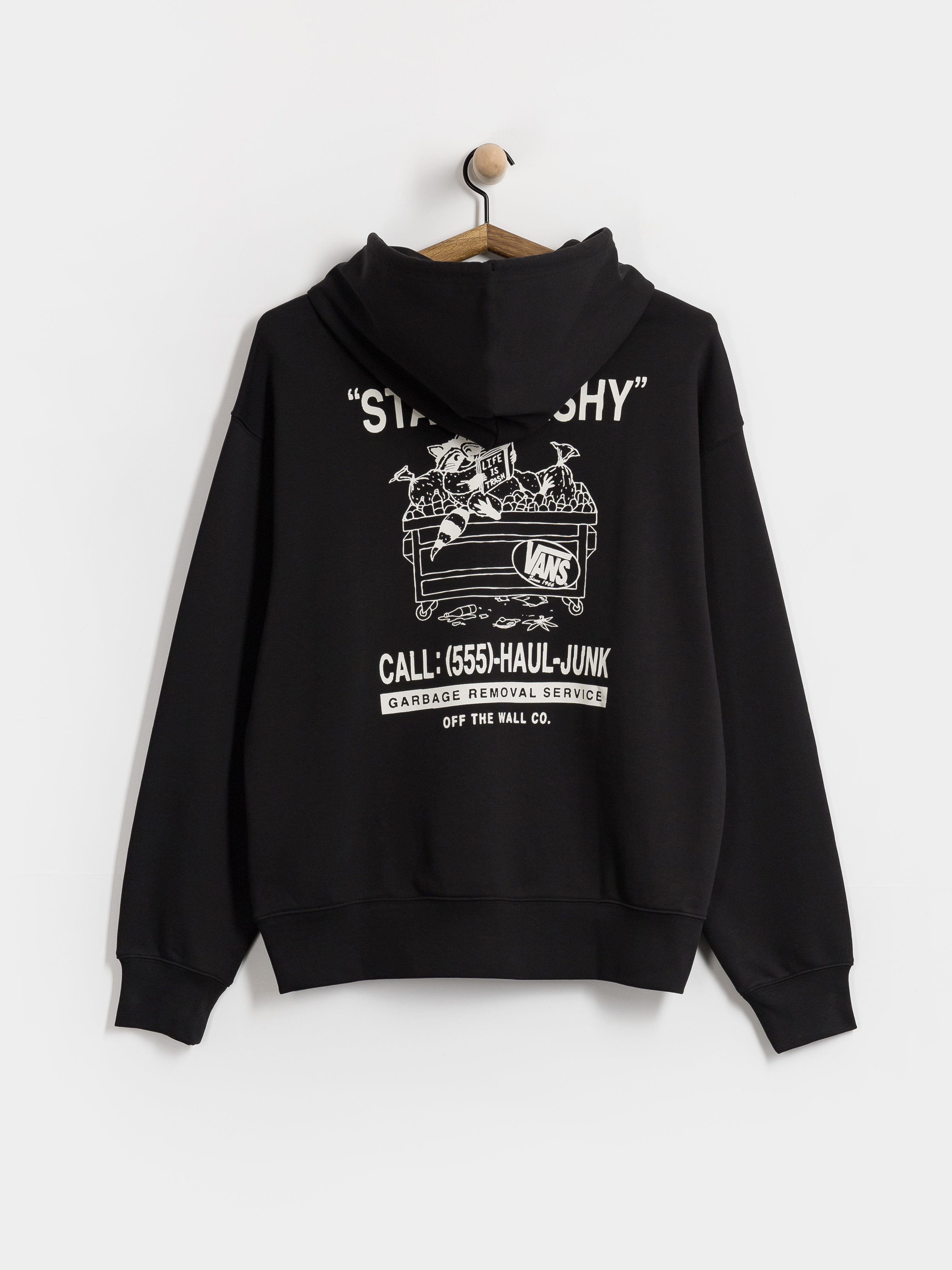 Mikina s kapucňou Vans Trashy HD (black)