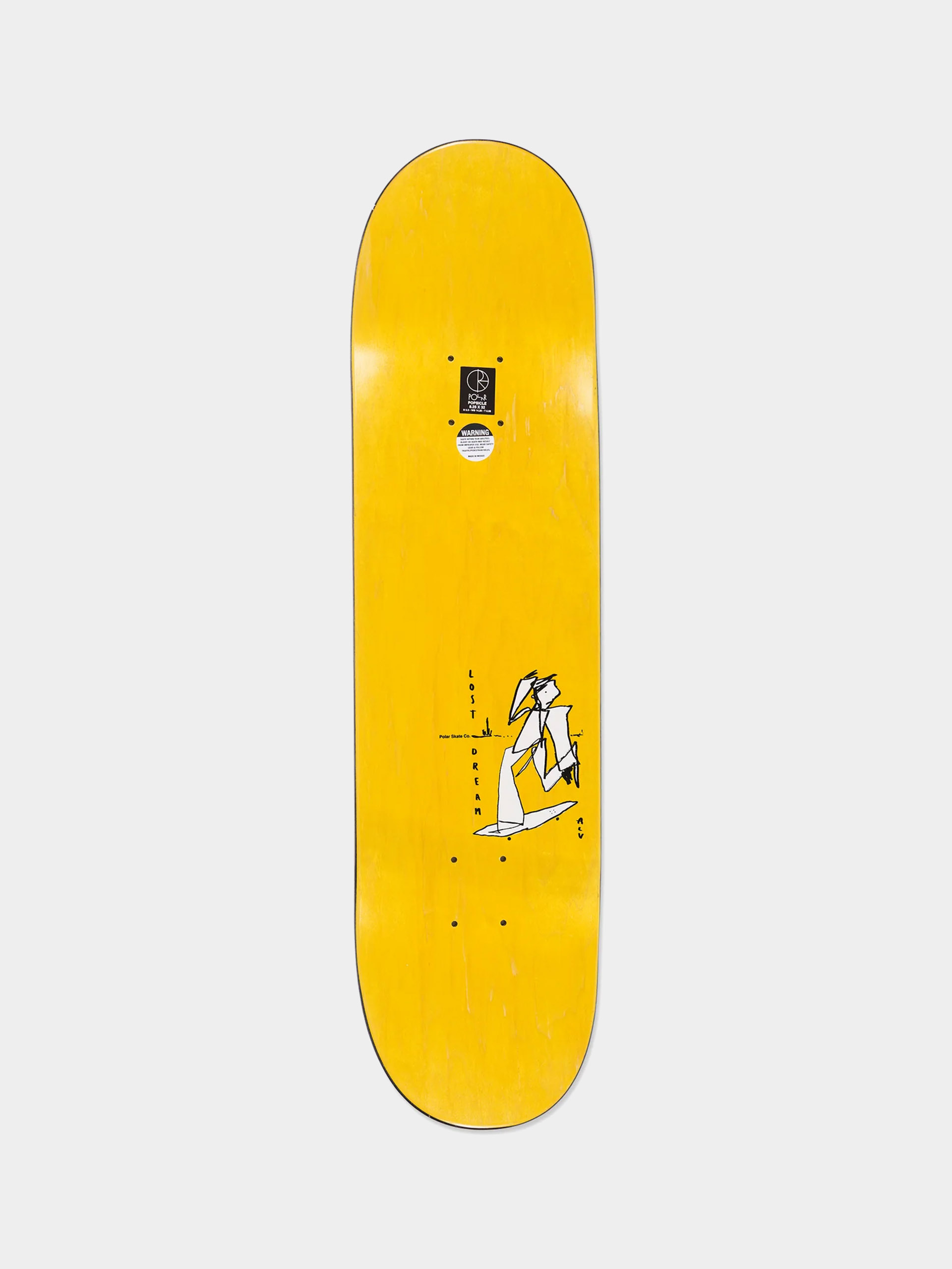 Doska Polar Skate Team Alv Soul Portrait (grey)