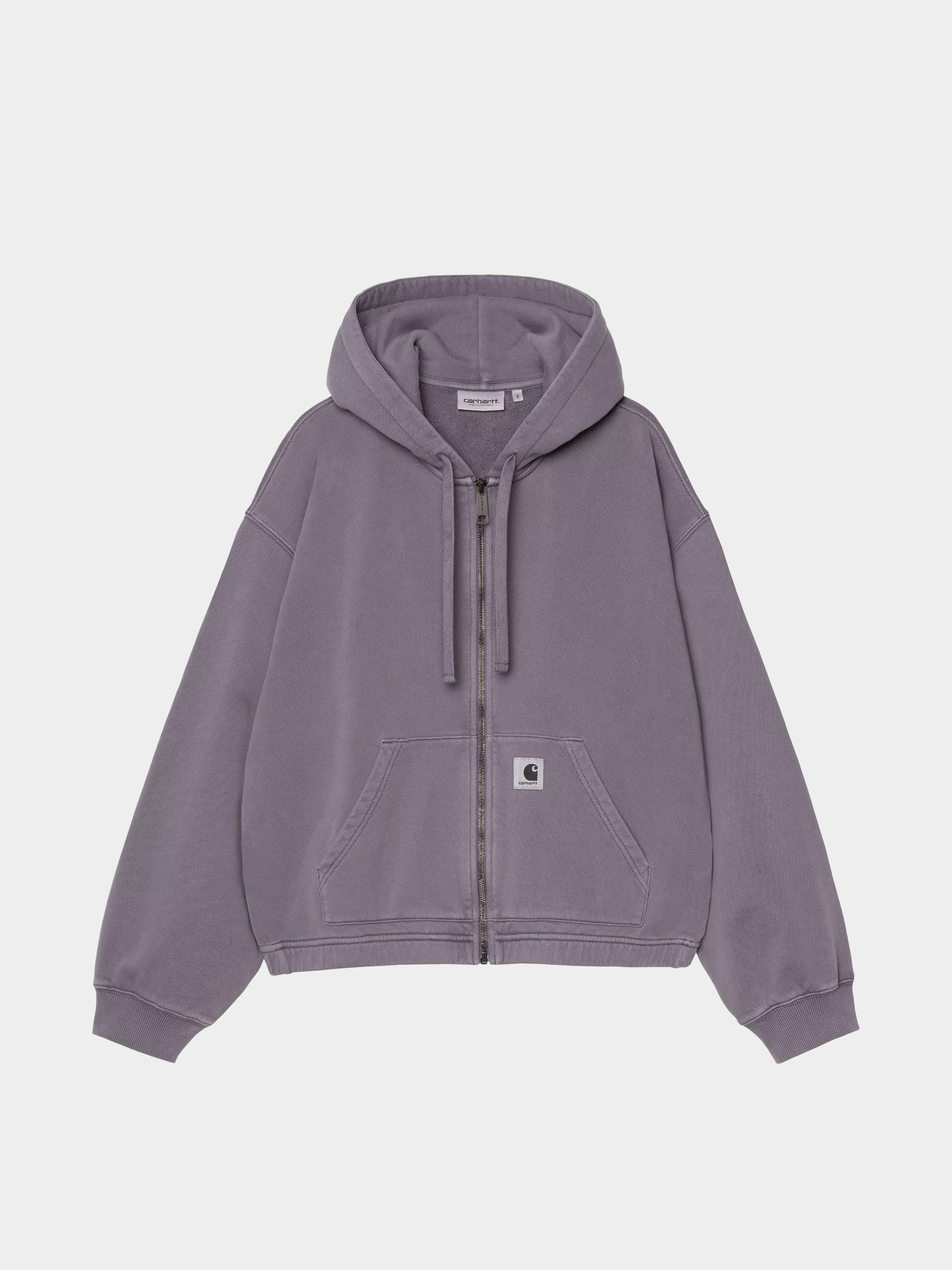 Mikina s kapucňou Carhartt WIP Hoggard ZHD Wmn (shady purple)