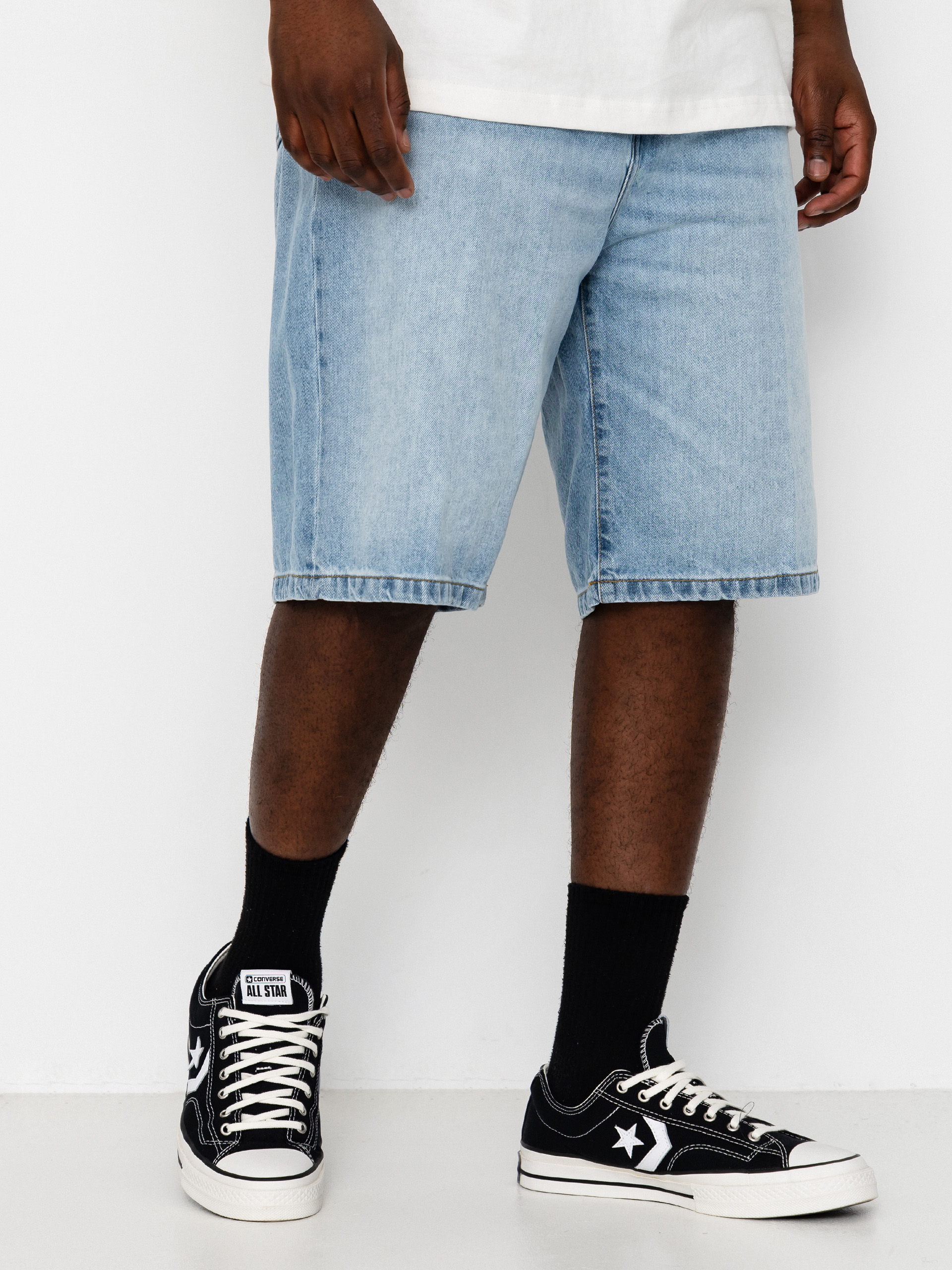 Kraťasy Carhartt WIP Landon (blue heavy worn bleached)