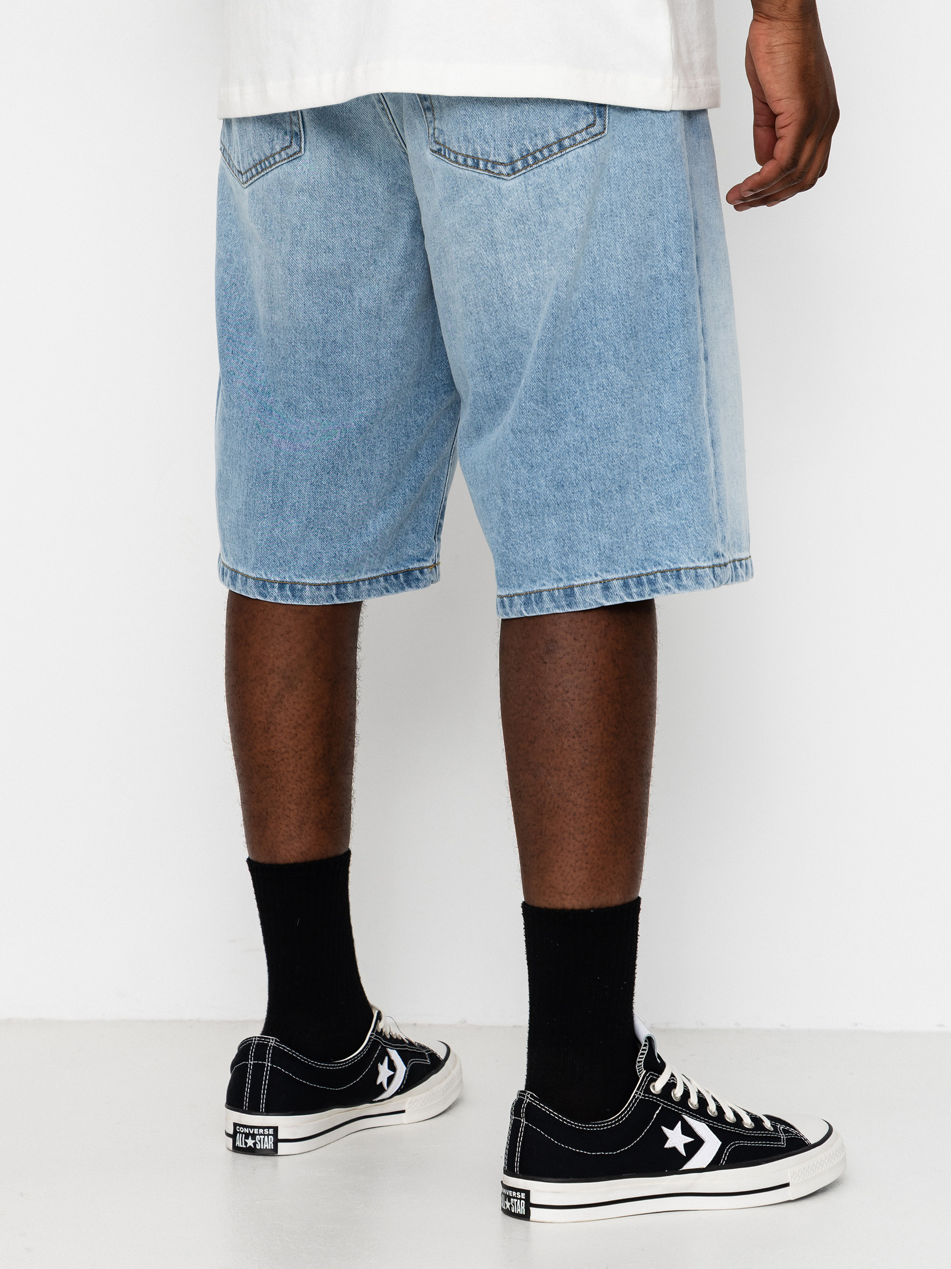 Kraťasy Carhartt WIP Landon (blue heavy worn bleached)