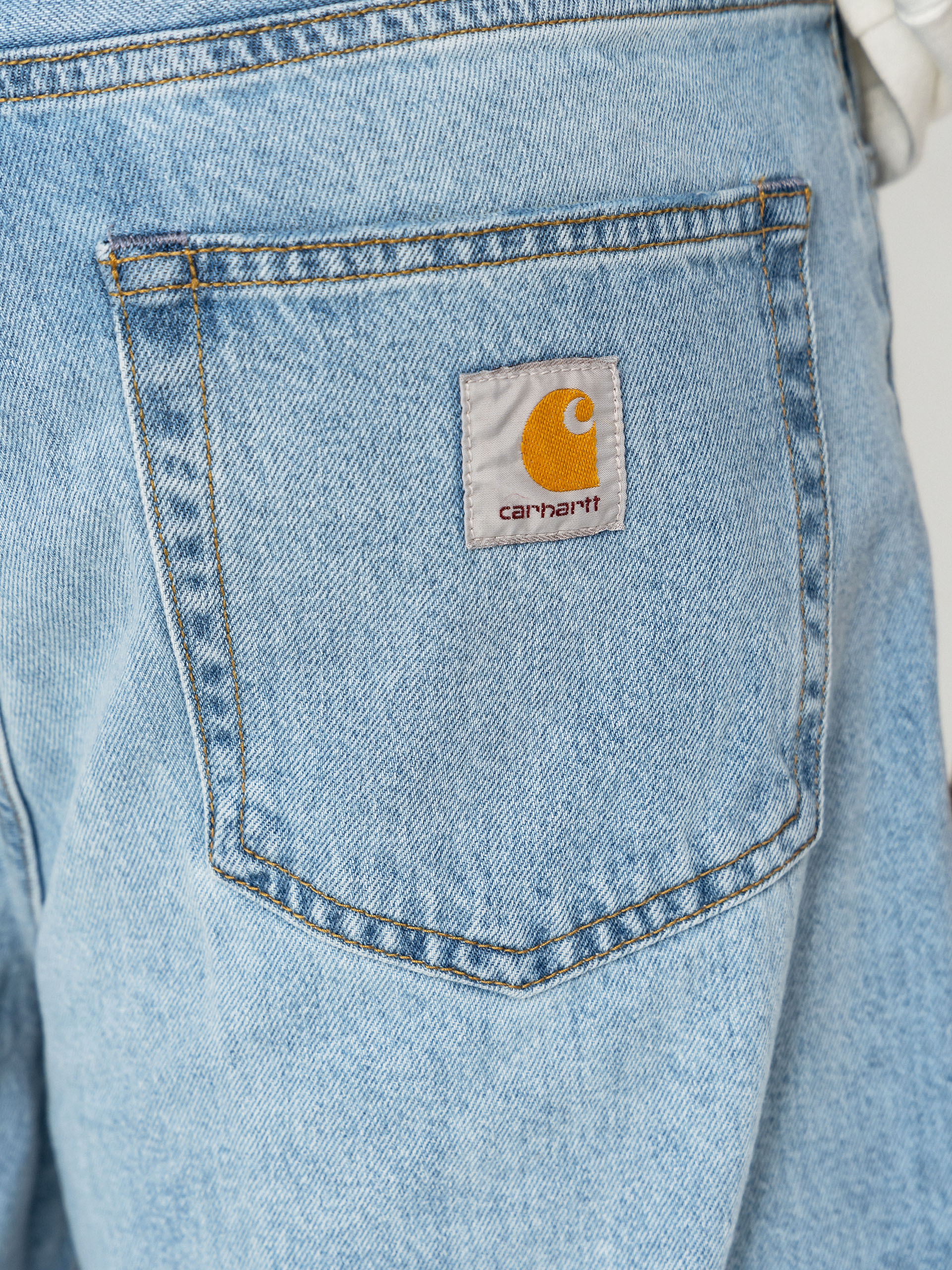 Kraťasy Carhartt WIP Landon (blue heavy worn bleached)