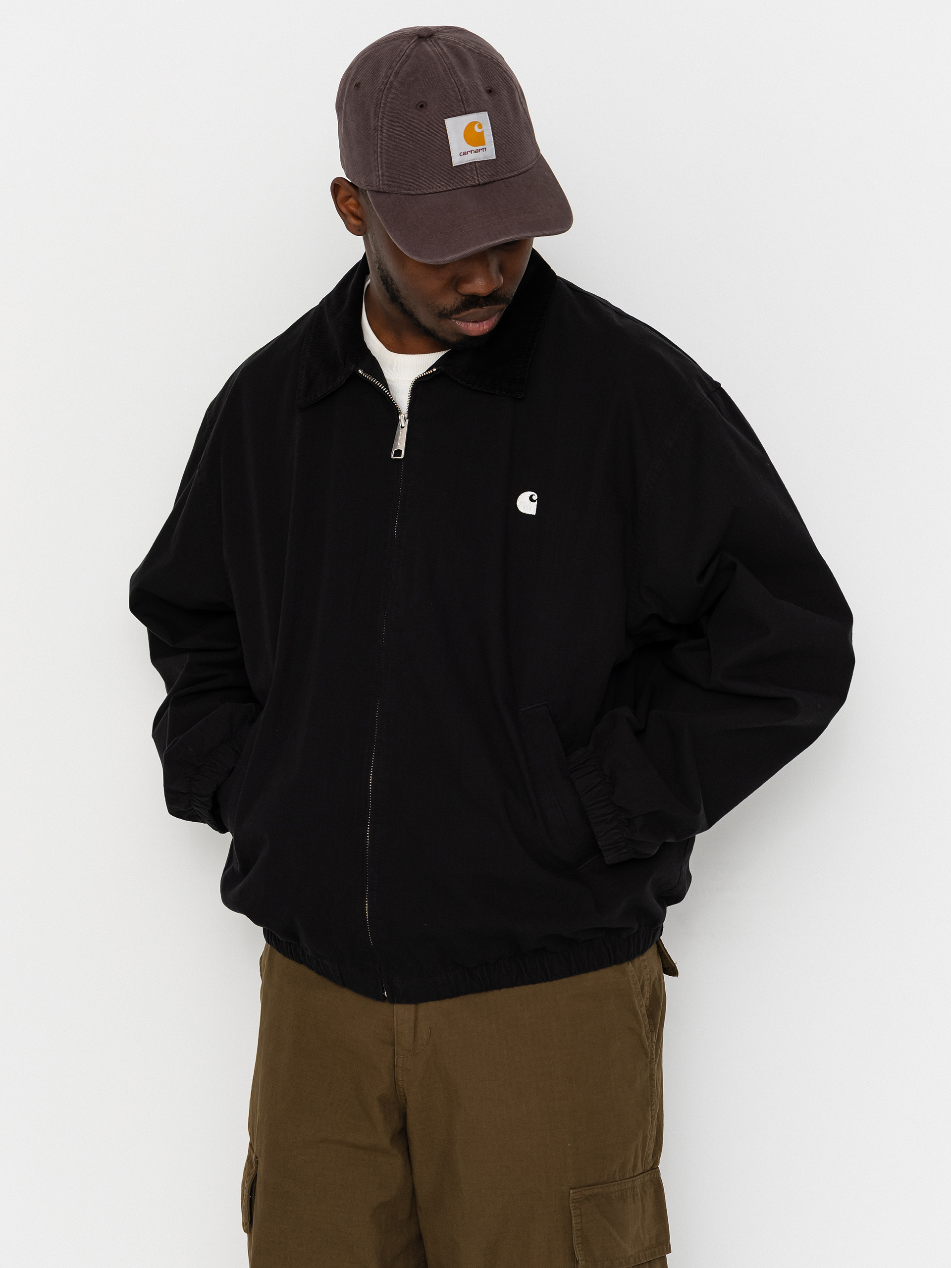 Bunda Carhartt WIP Madison Ripstop (black/wax)
