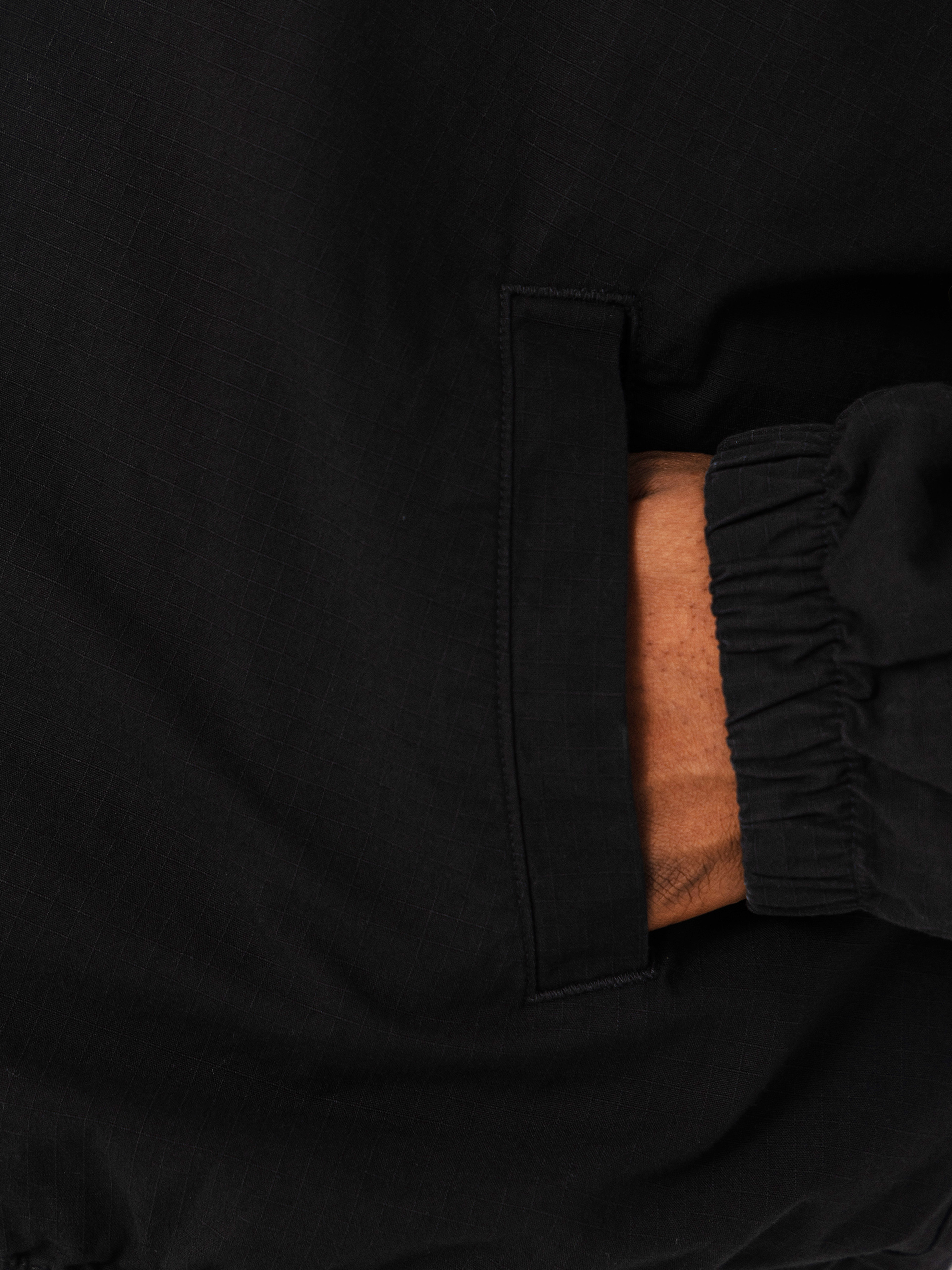 Bunda Carhartt WIP Madison Ripstop (black/wax)