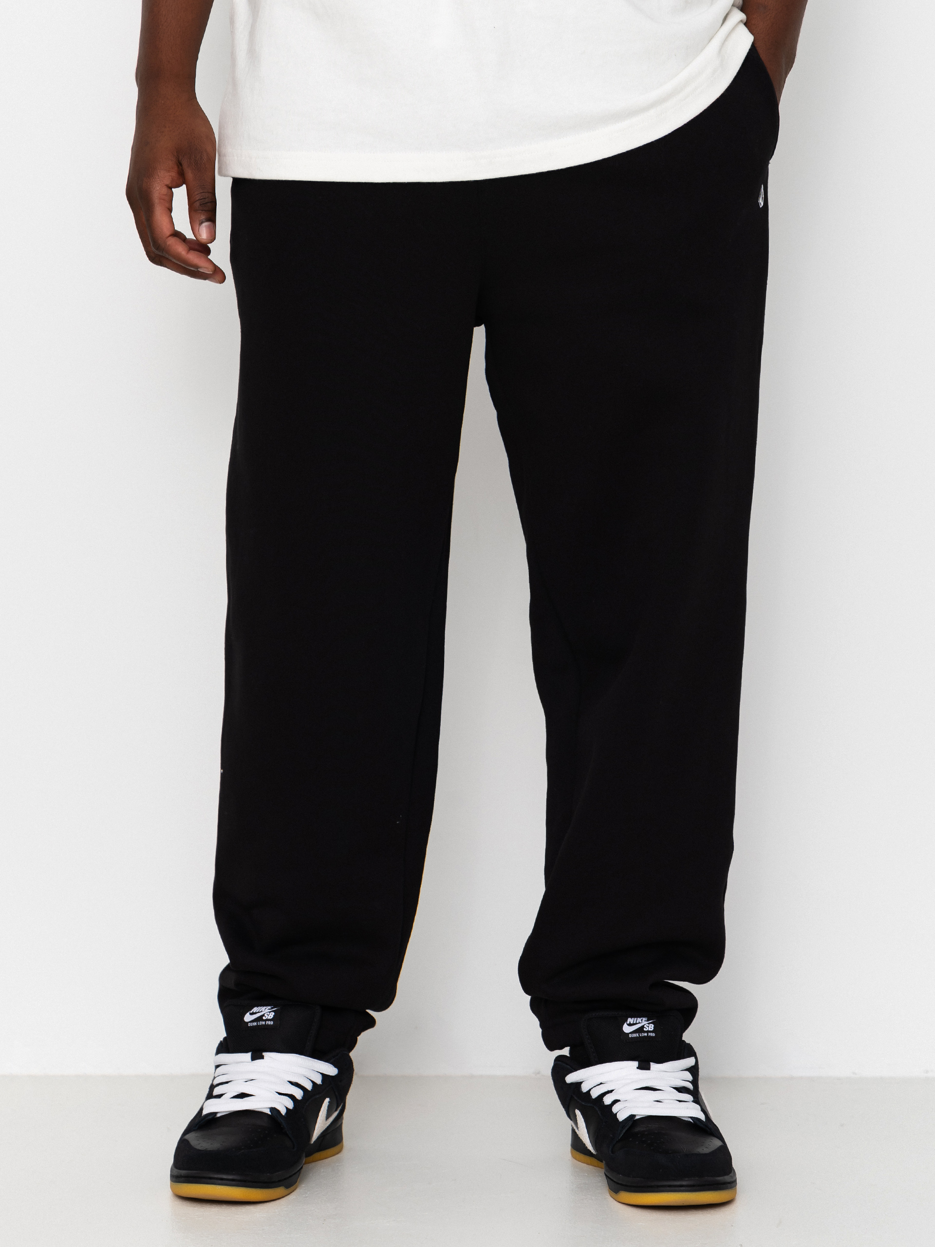 Nohavice Volcom Single Stone Fleece (black)