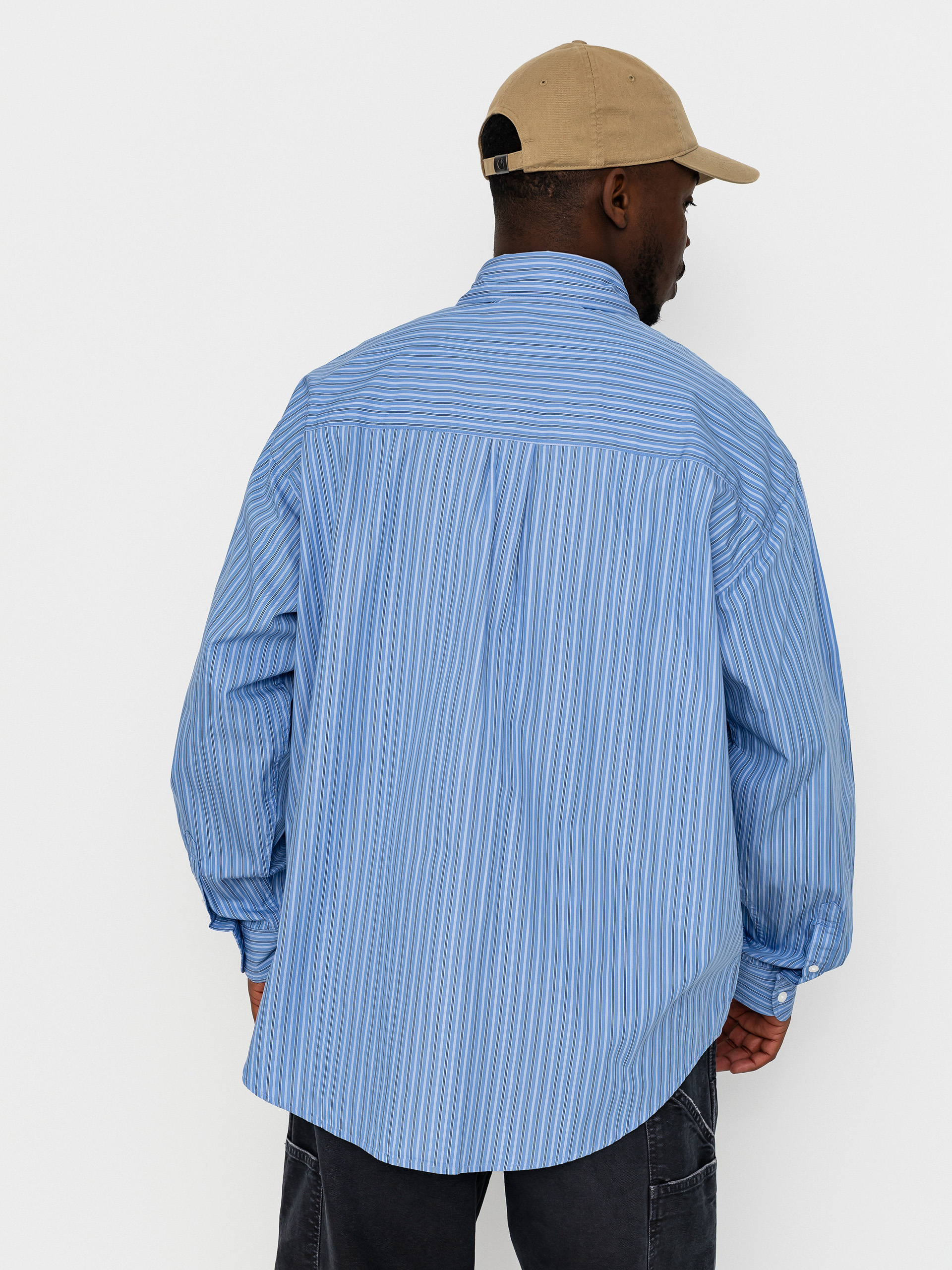 Košeľa Carhartt WIP Keene (keene stripe curacao)