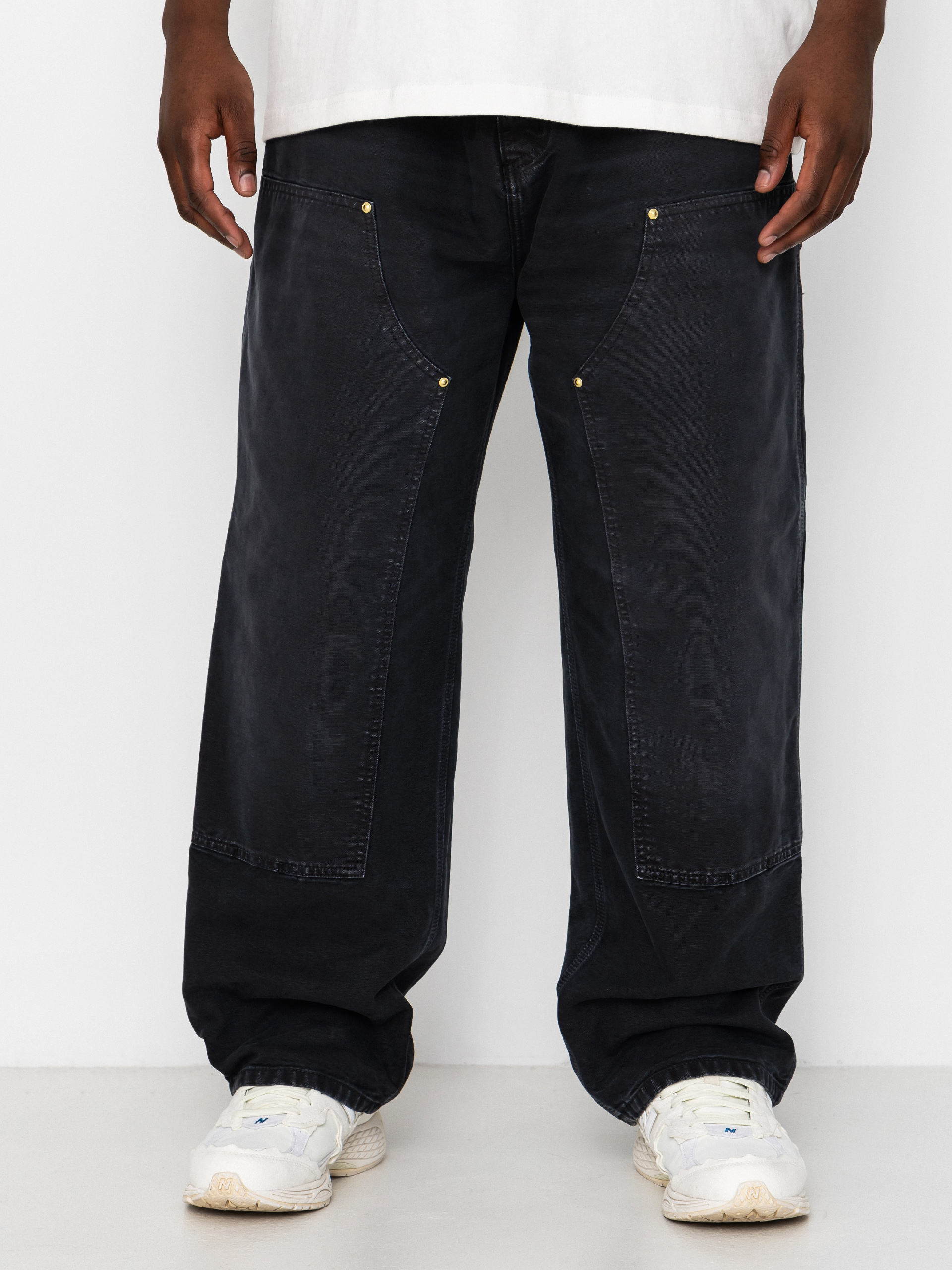 Nohavice Carhartt WIP OG Double Knee (black)