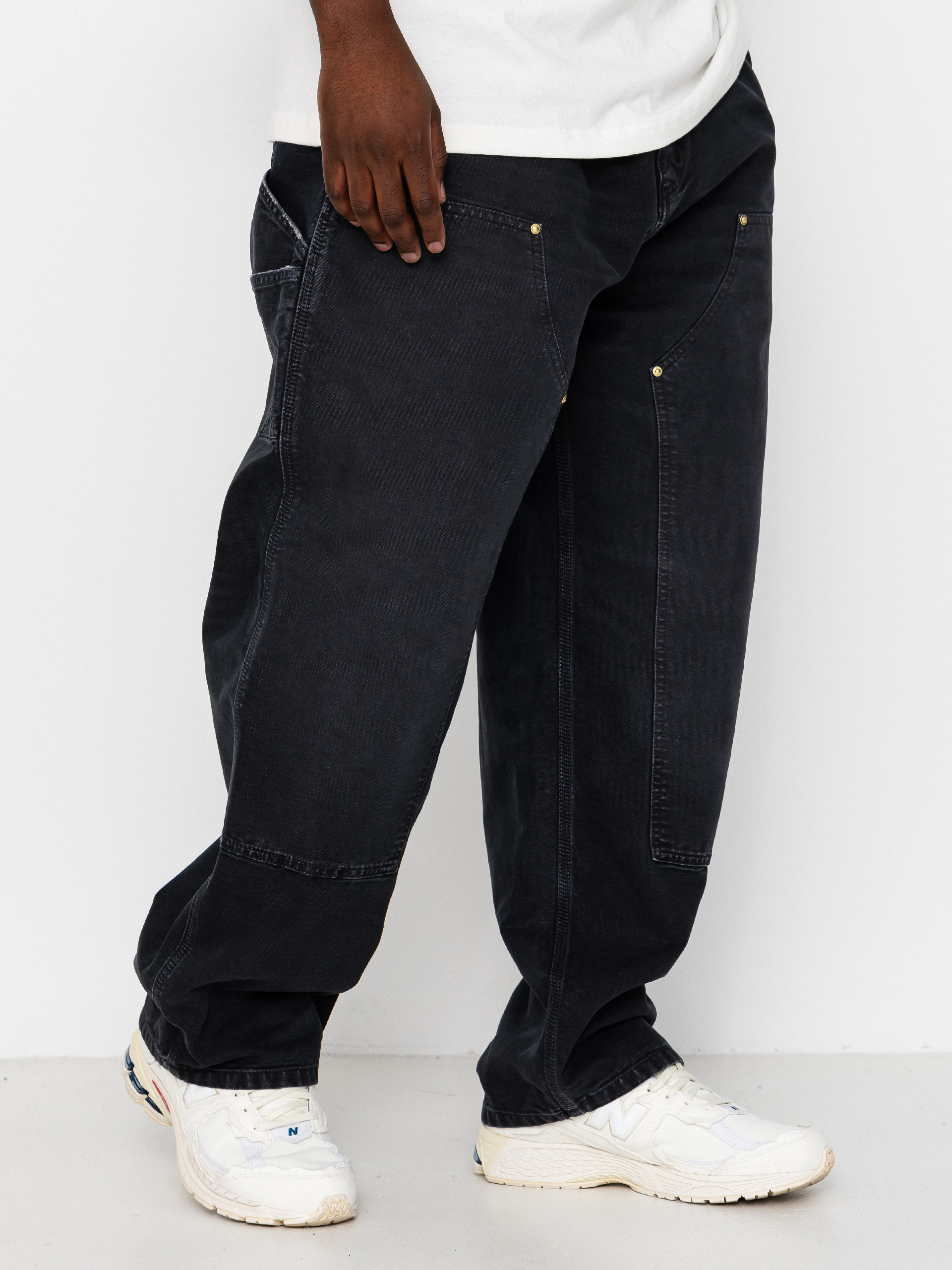 Nohavice Carhartt WIP OG Double Knee (black)
