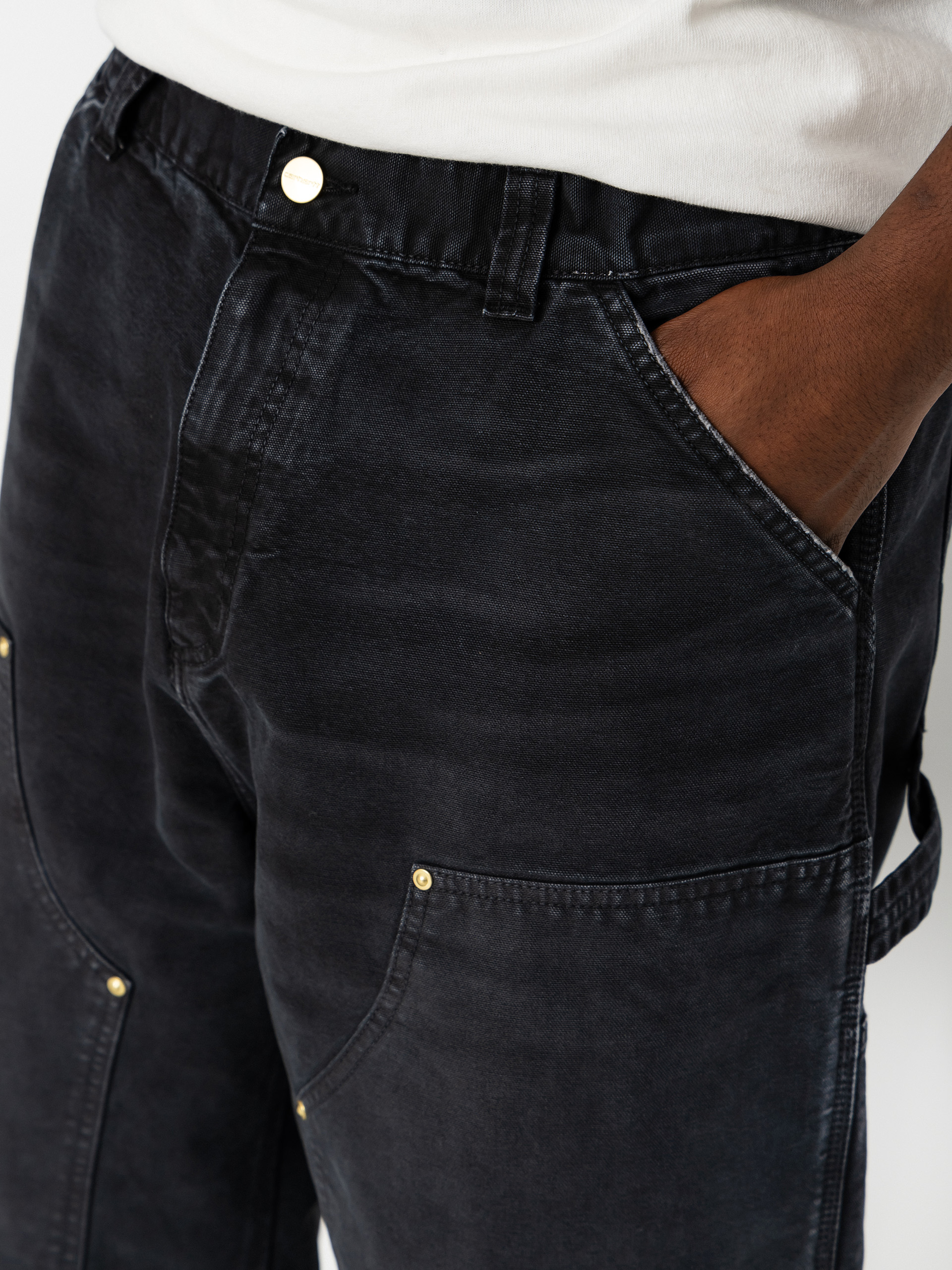 Nohavice Carhartt WIP OG Double Knee (black)
