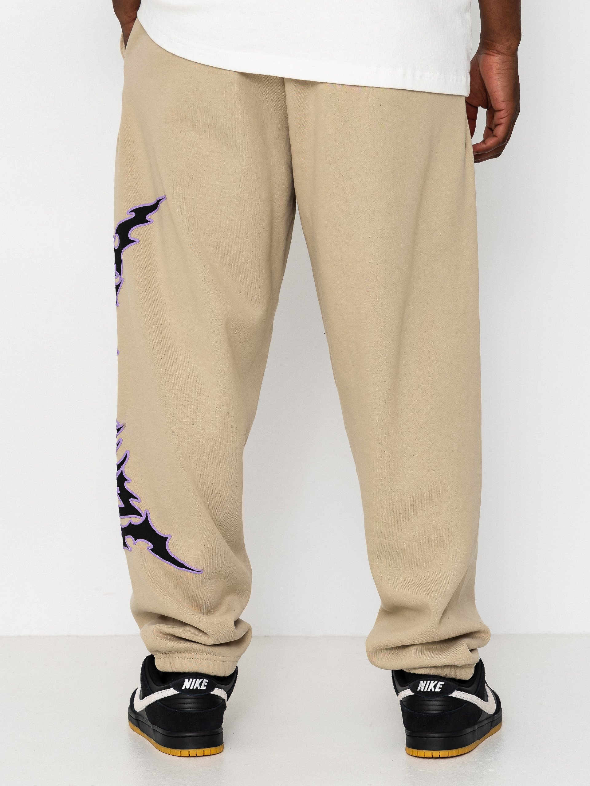 Nohavice Santa Cruz Out Of Time Strip Jogger (stone grey)