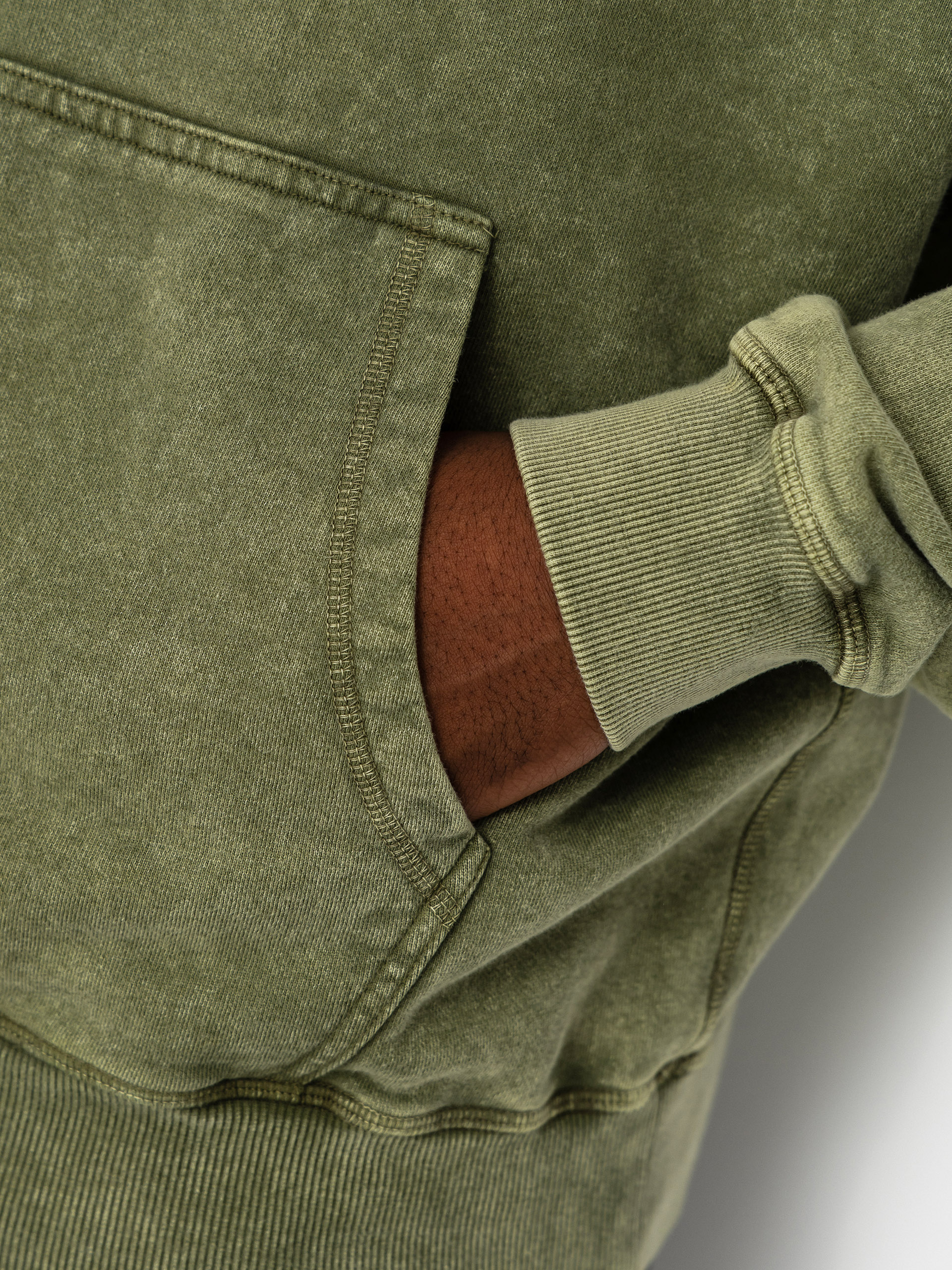 Mikina s kapucňou Polar Skate Acid Frank Soul HD (army green)