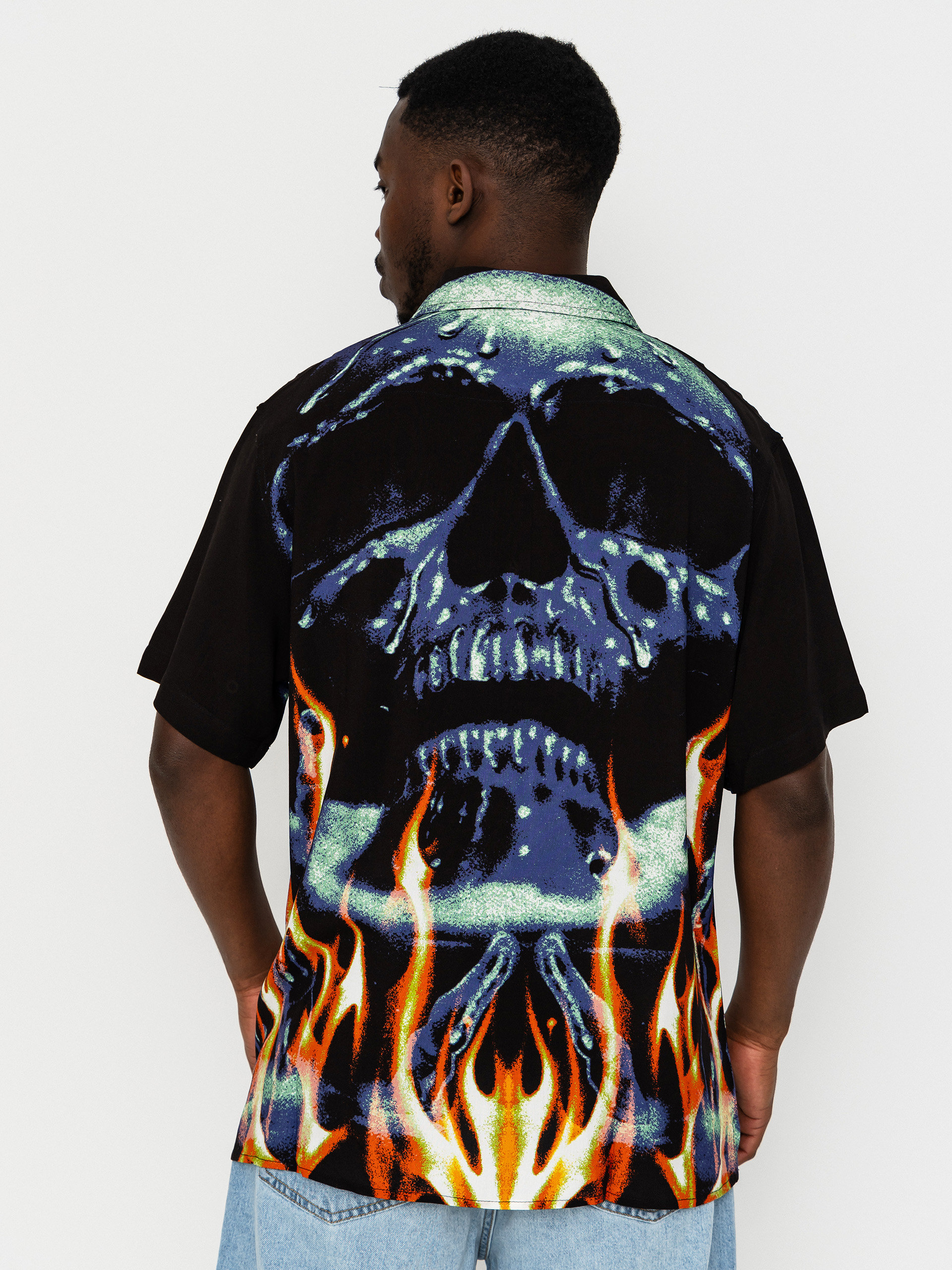 Košeľa Deathwish Boiling Point Rayon (black)