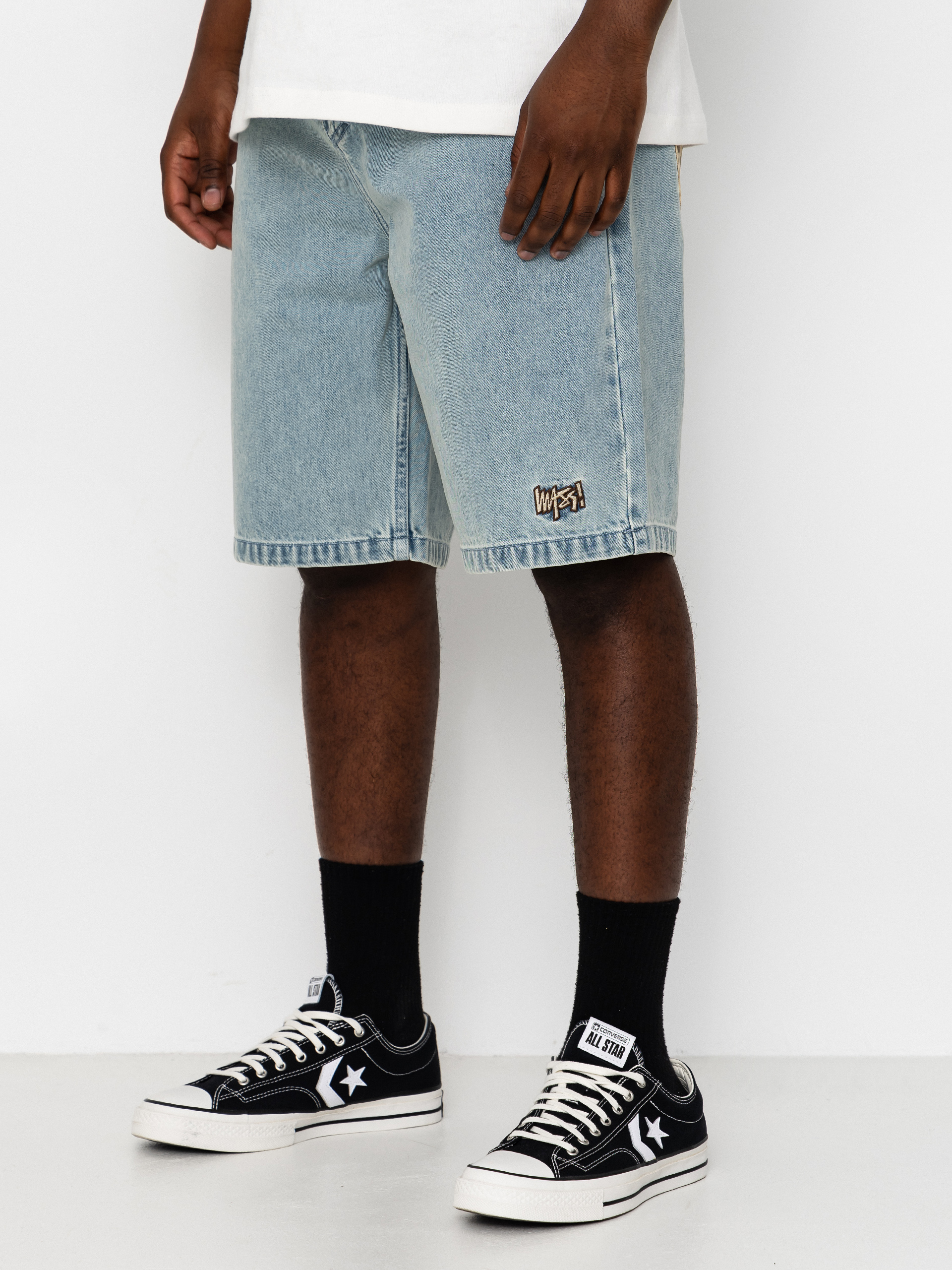 Kraťasy MassDnm Jeans Higher (lt blue)