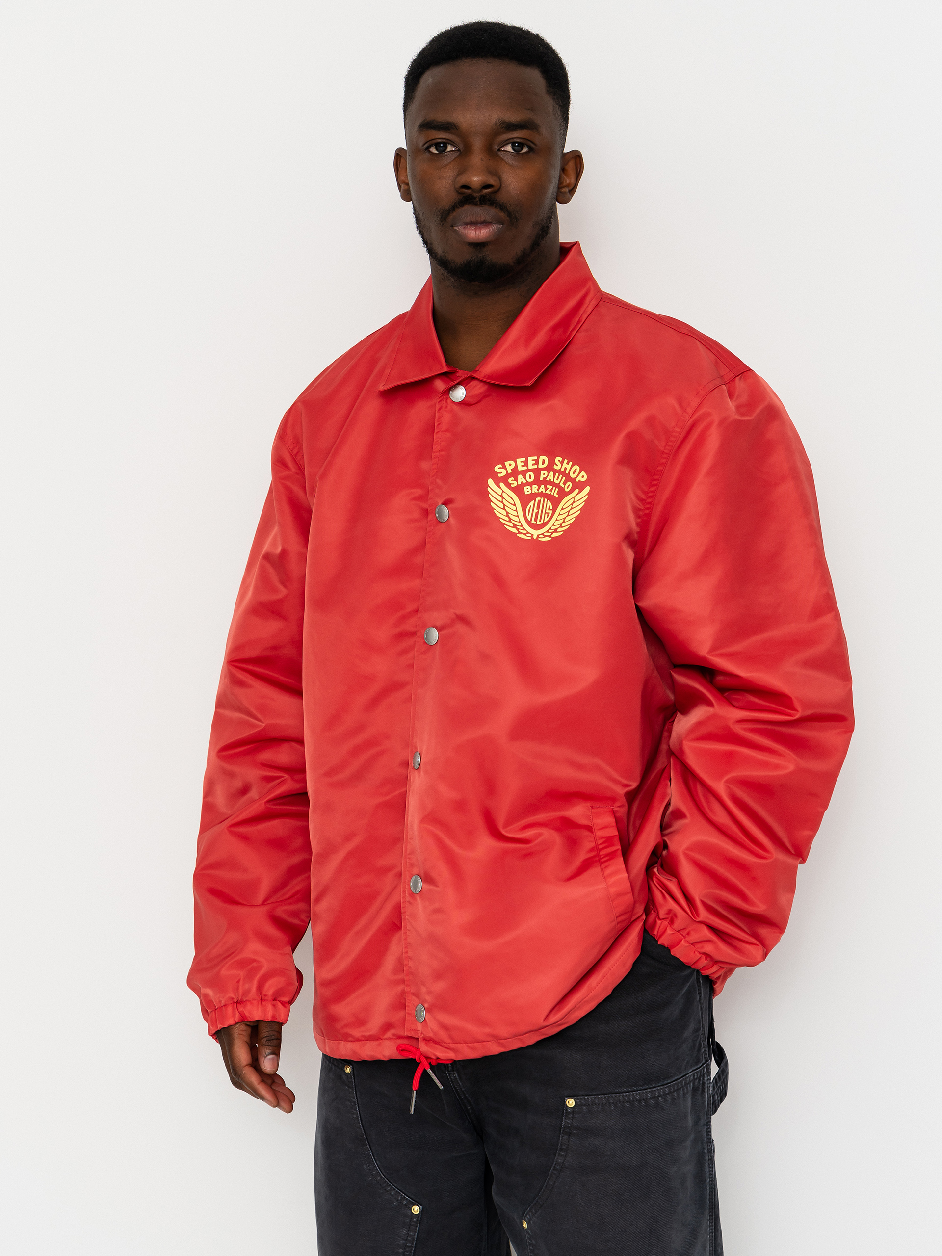 Bunda Deus Ex Machina Munificence Nylon Coach (melon red)