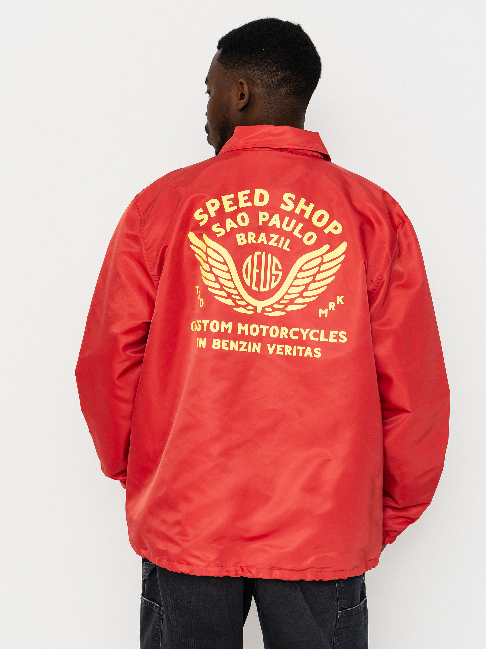 Bunda Deus Ex Machina Munificence Nylon Coach (melon red)