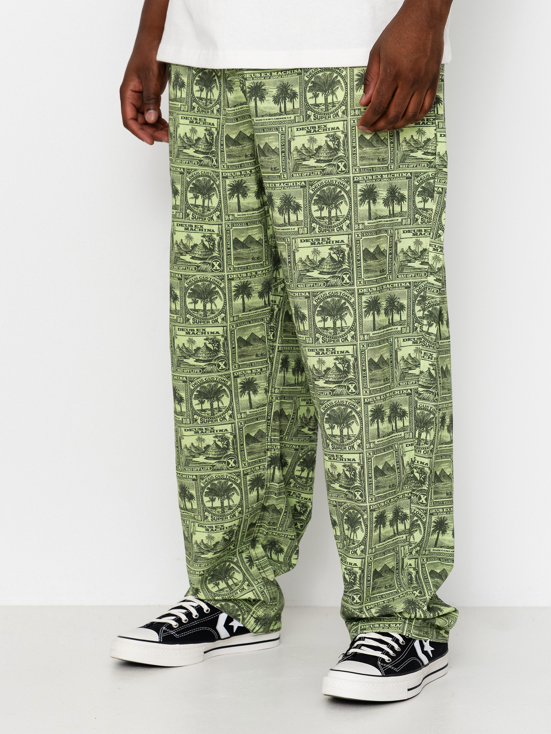 Nohavice Deus Ex Machina Mail Man (green)