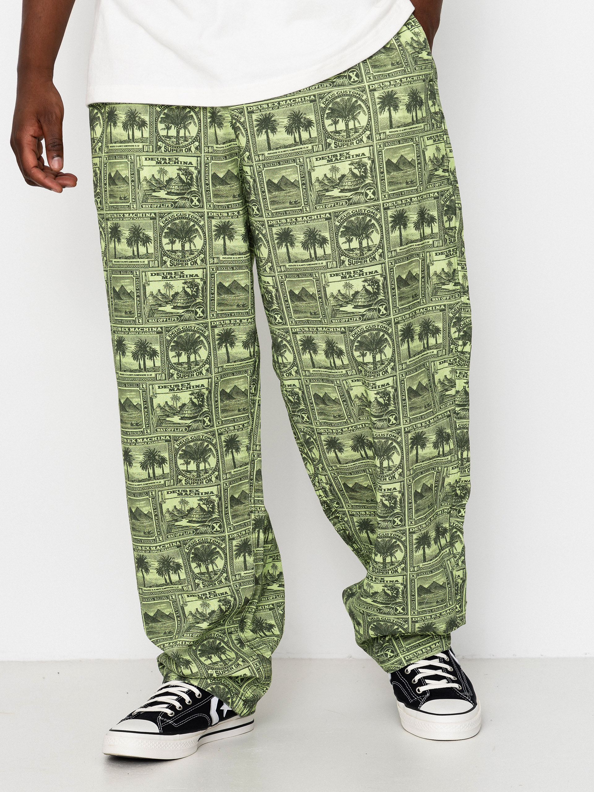 Nohavice Deus Ex Machina Mail Man (green)