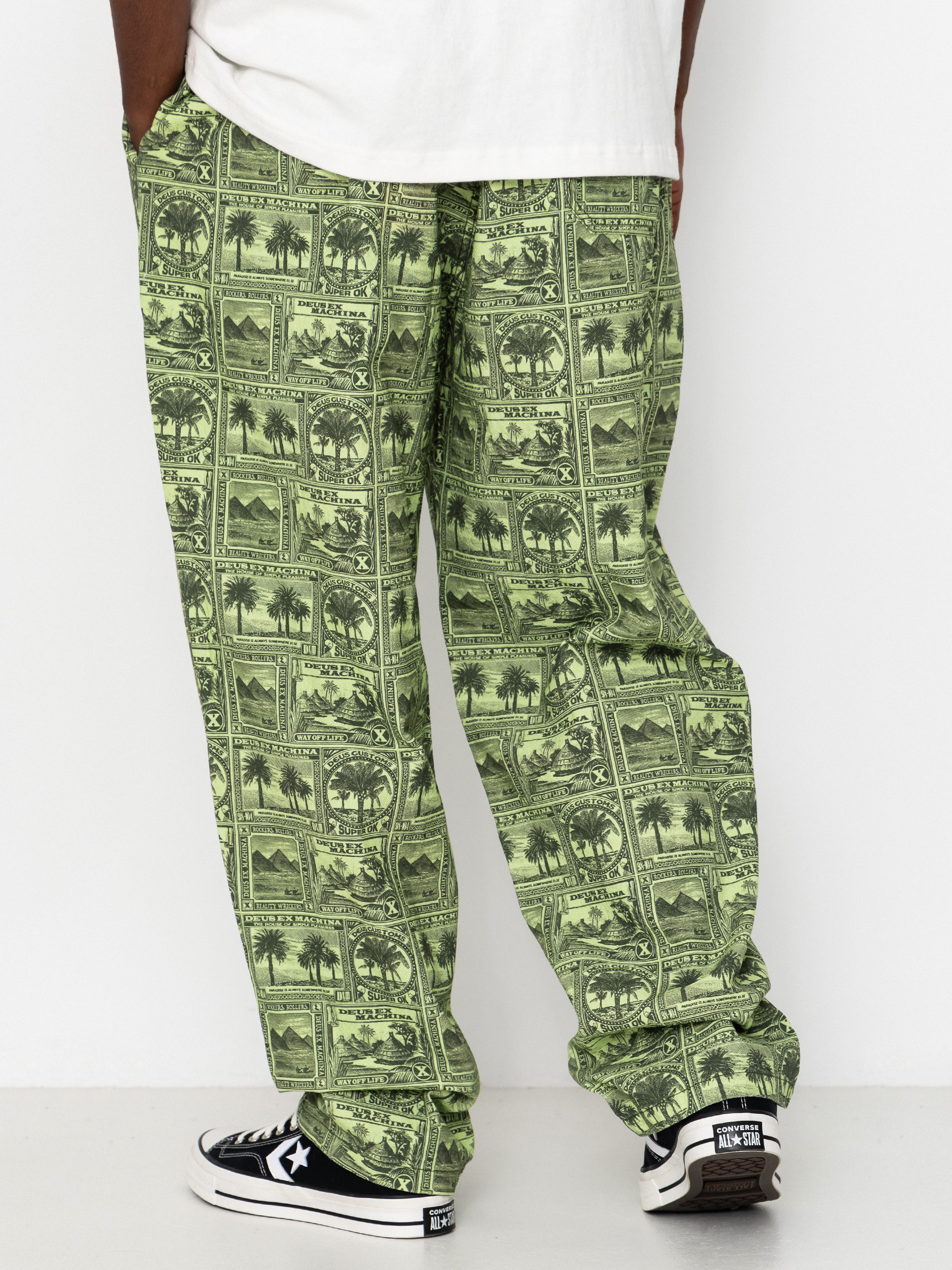 Nohavice Deus Ex Machina Mail Man (green)