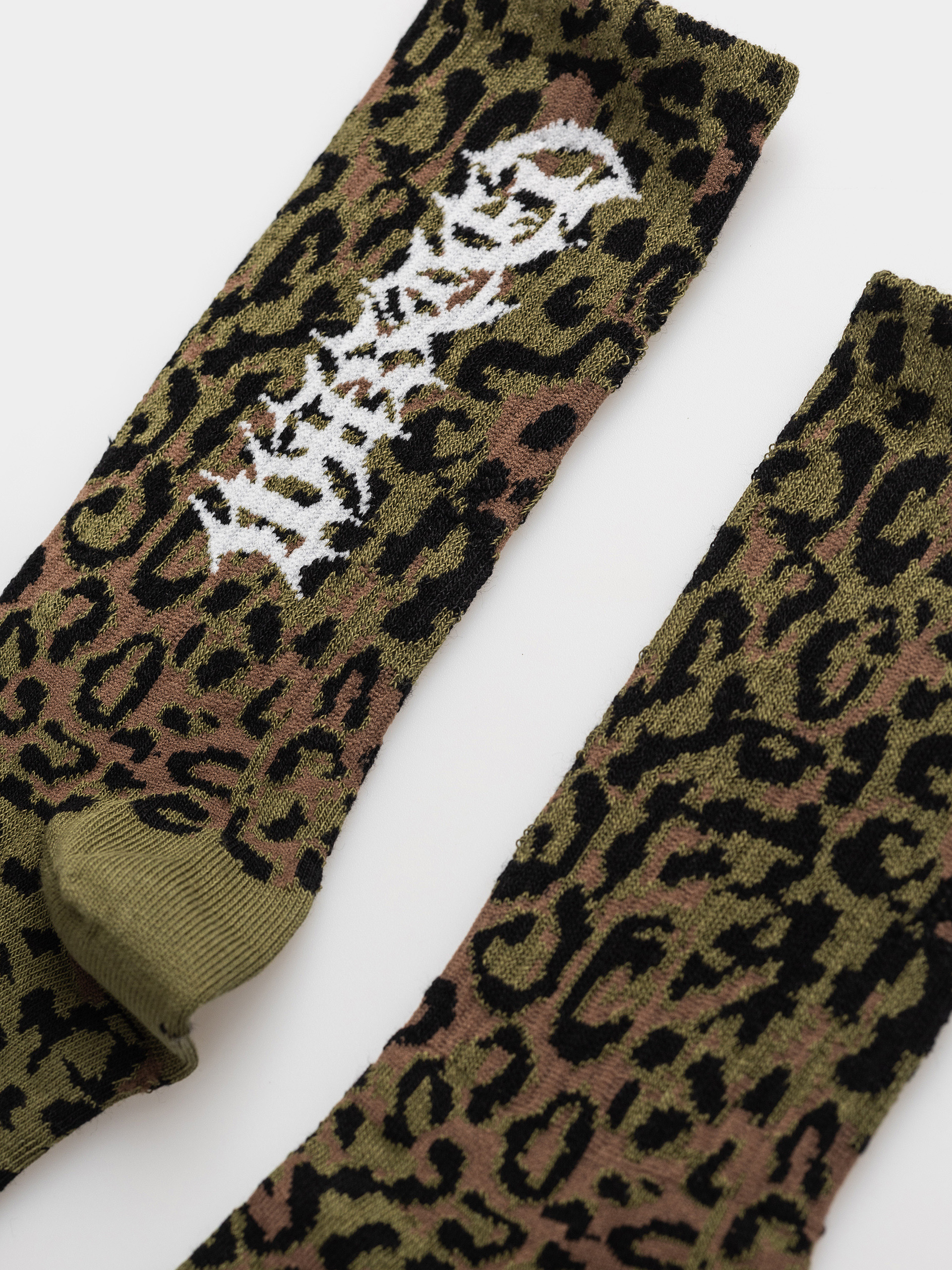 Ponožky Wasted Paris Cheetah (olive khaki camo)