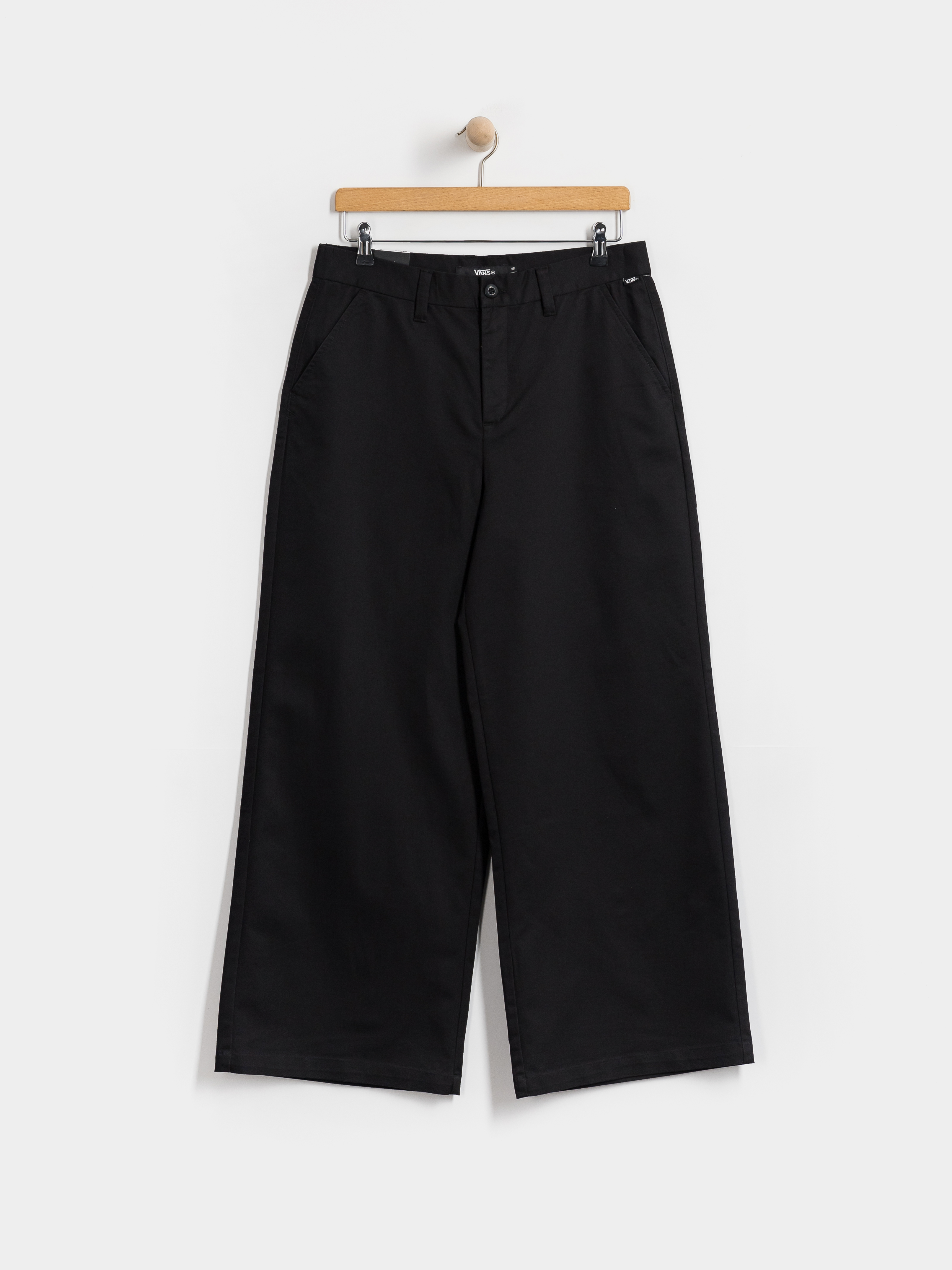 Nohavice Vans Authentic Chino Wide Wmn (black)