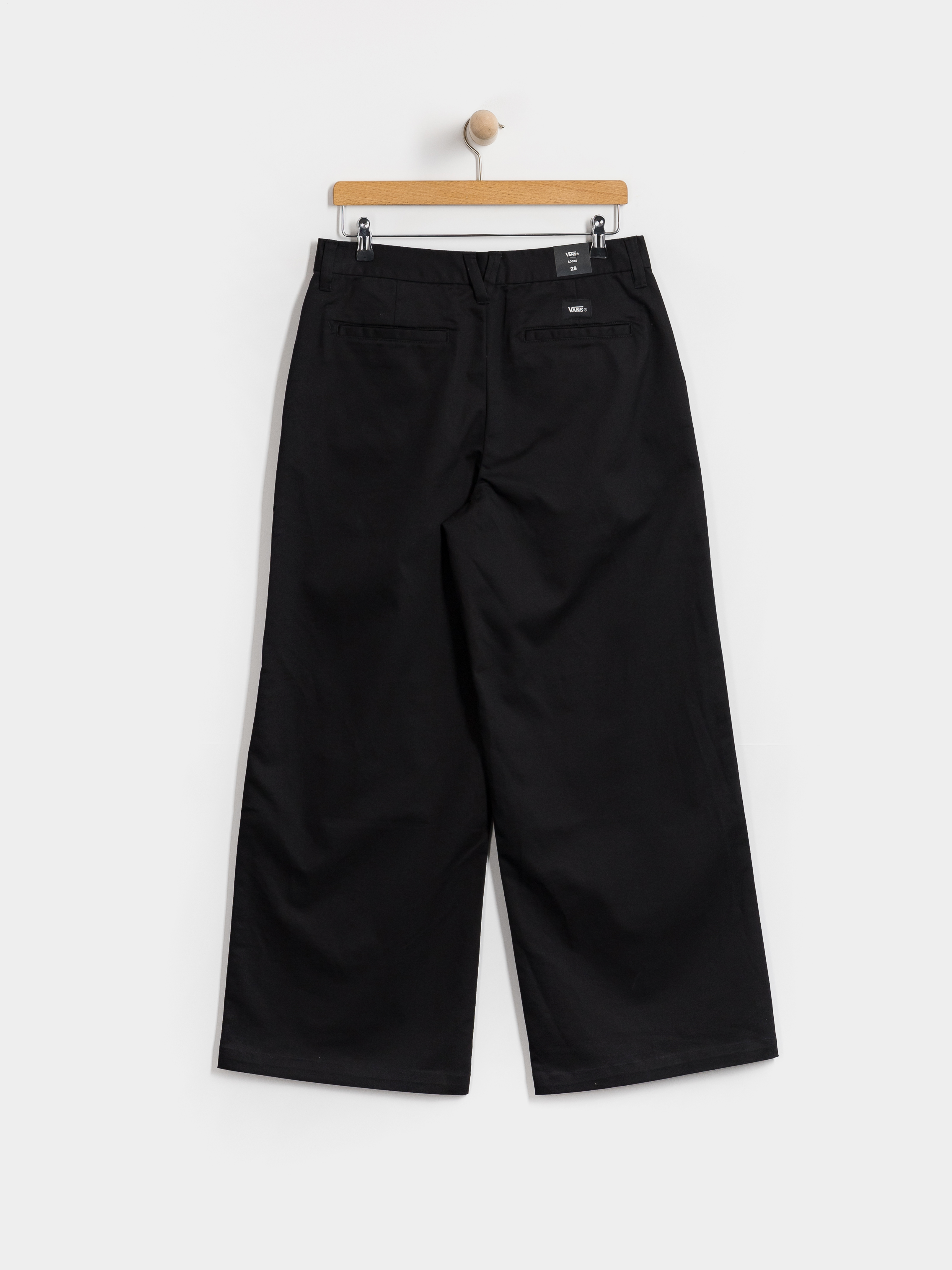 Nohavice Vans Authentic Chino Wide Wmn (black)