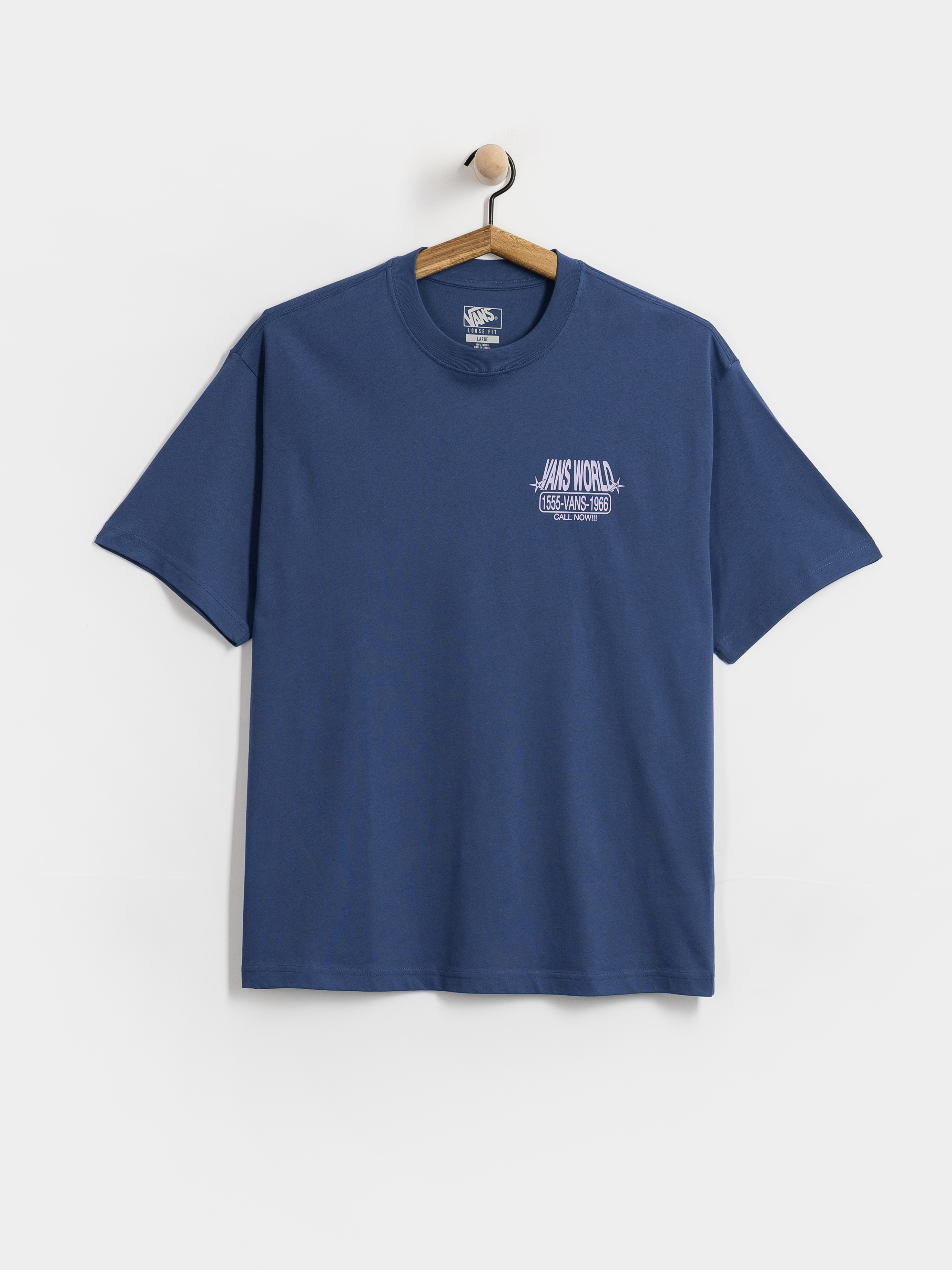 Tričko Vans World Intl (true navy)