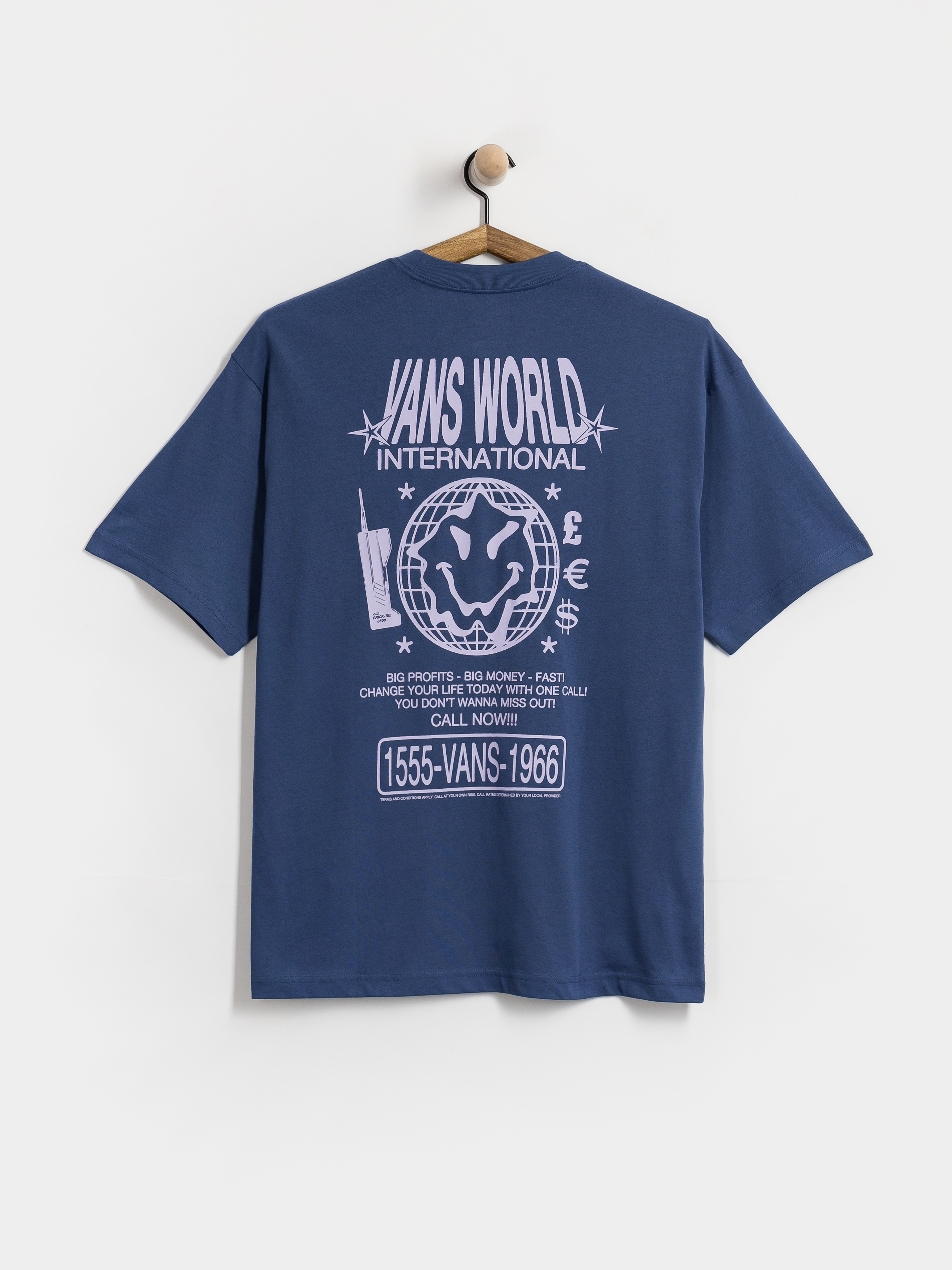Tričko Vans World Intl (true navy)