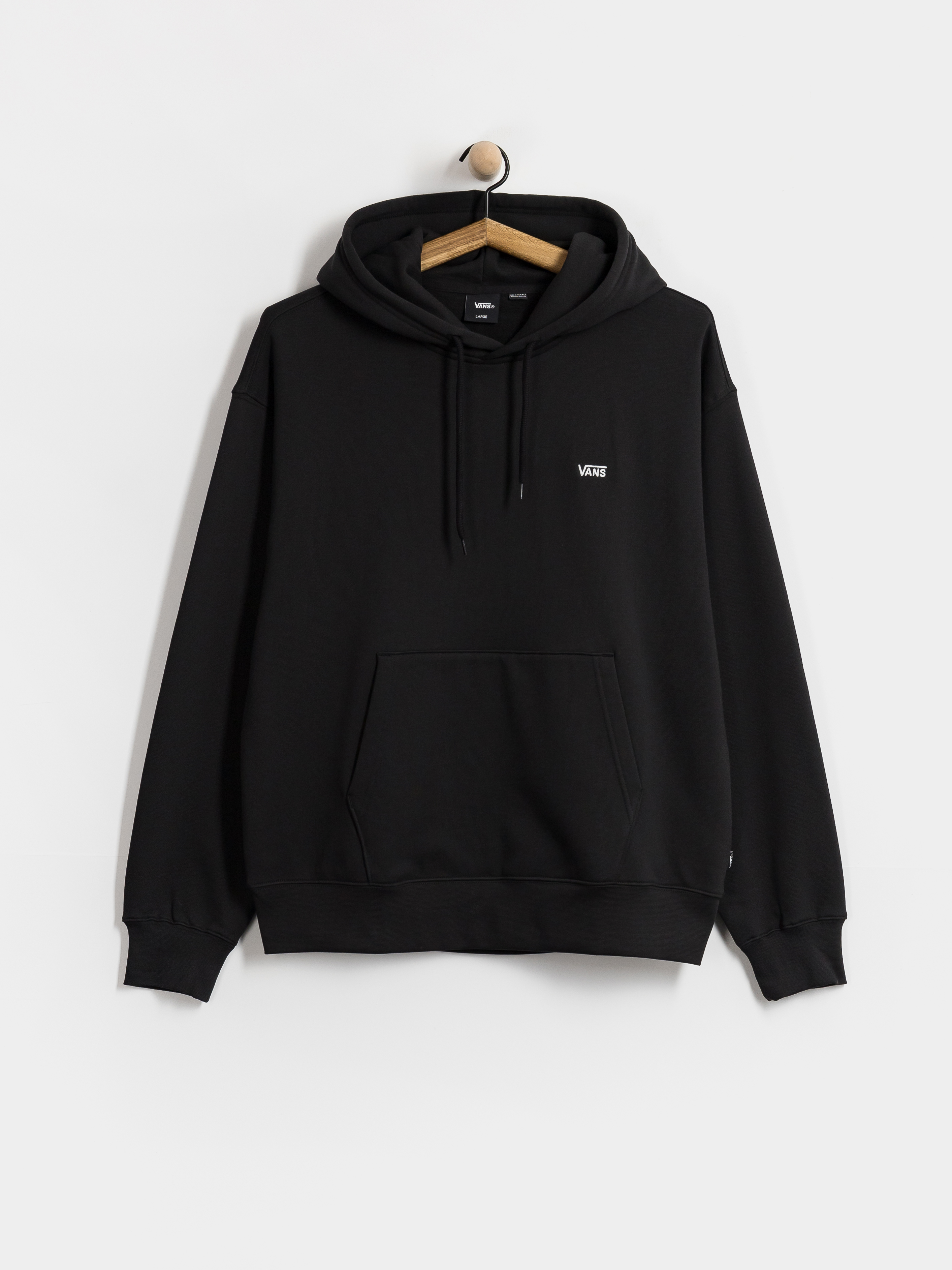 Mikina s kapucňou Vans Left Chest II HD (black)