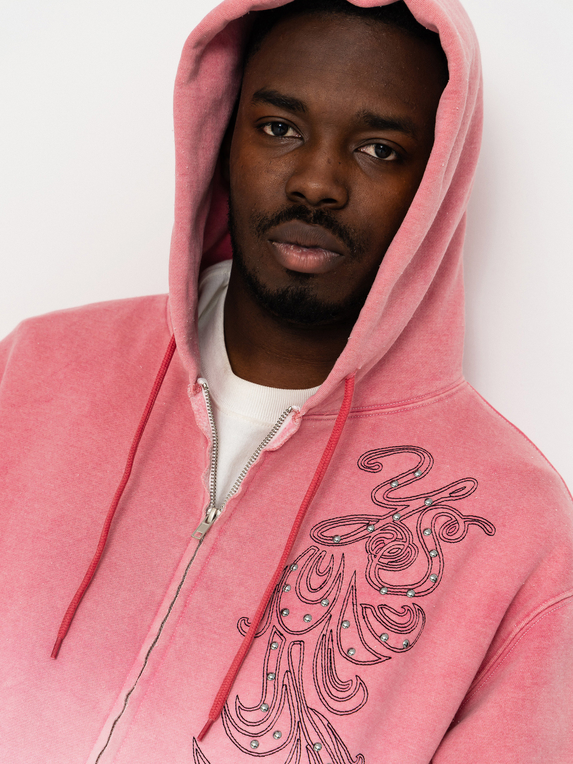 Mikina s kapucňou Yardsale Ombre ZHD (pink)