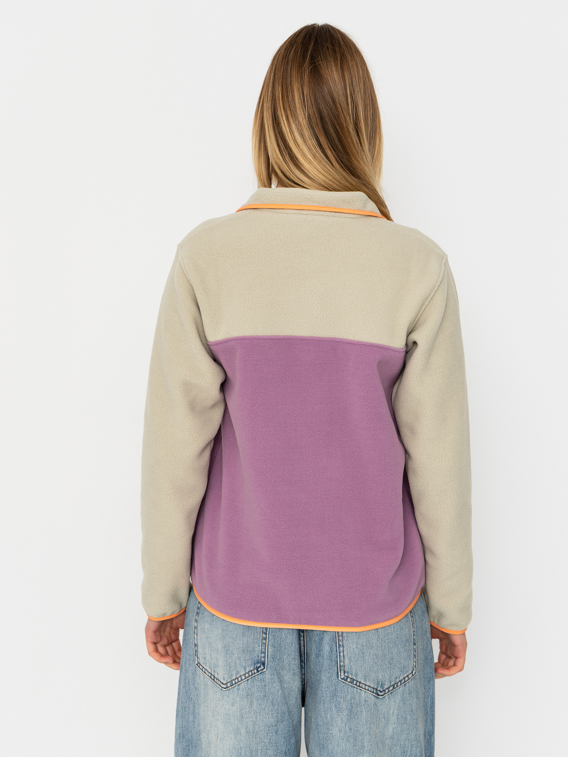 Dámsky Flísová mikina Patagonia Lightweight Synchilla Snap T (light violet)