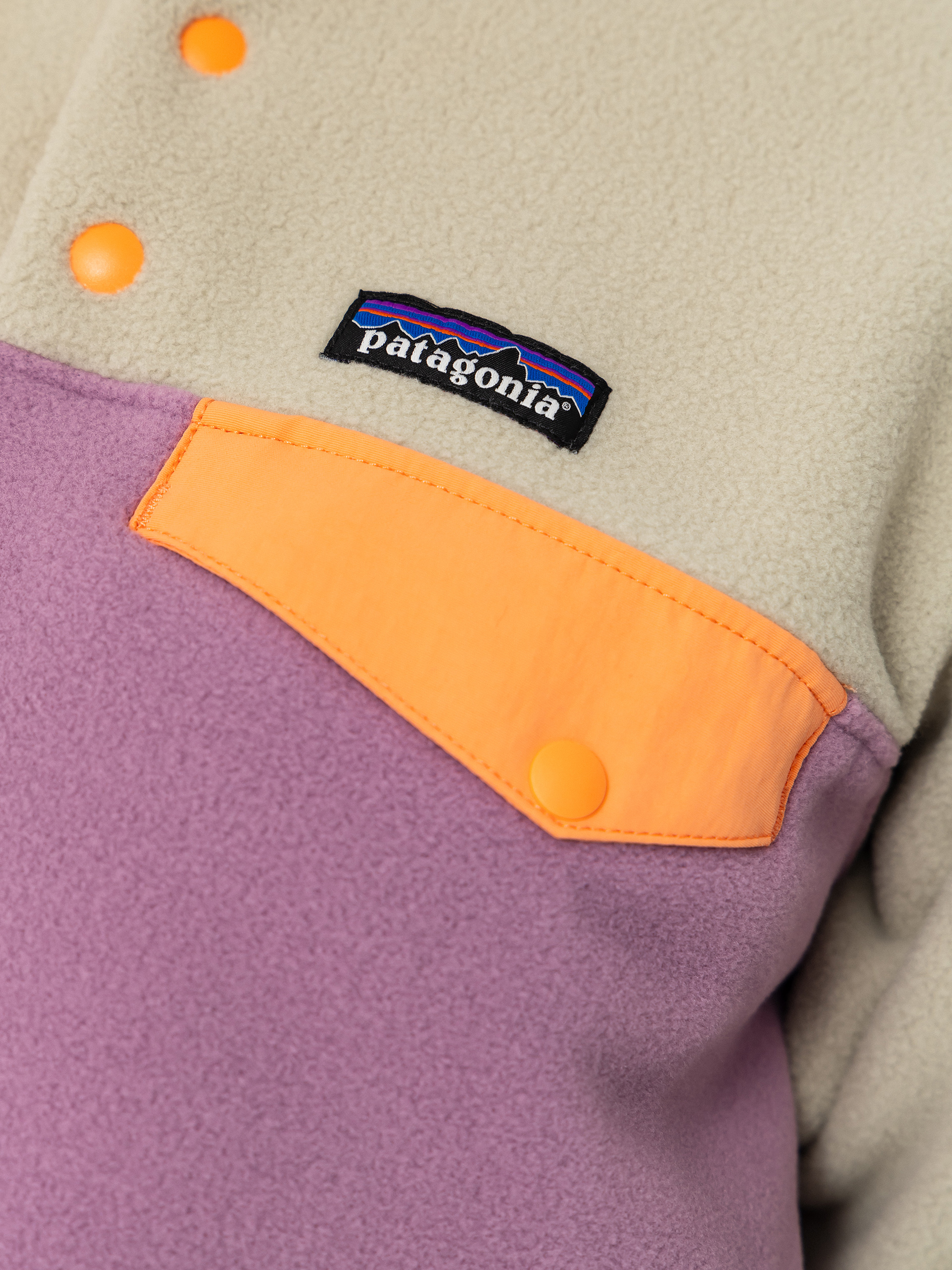 Dámsky Flísová mikina Patagonia Lightweight Synchilla Snap T (light violet)