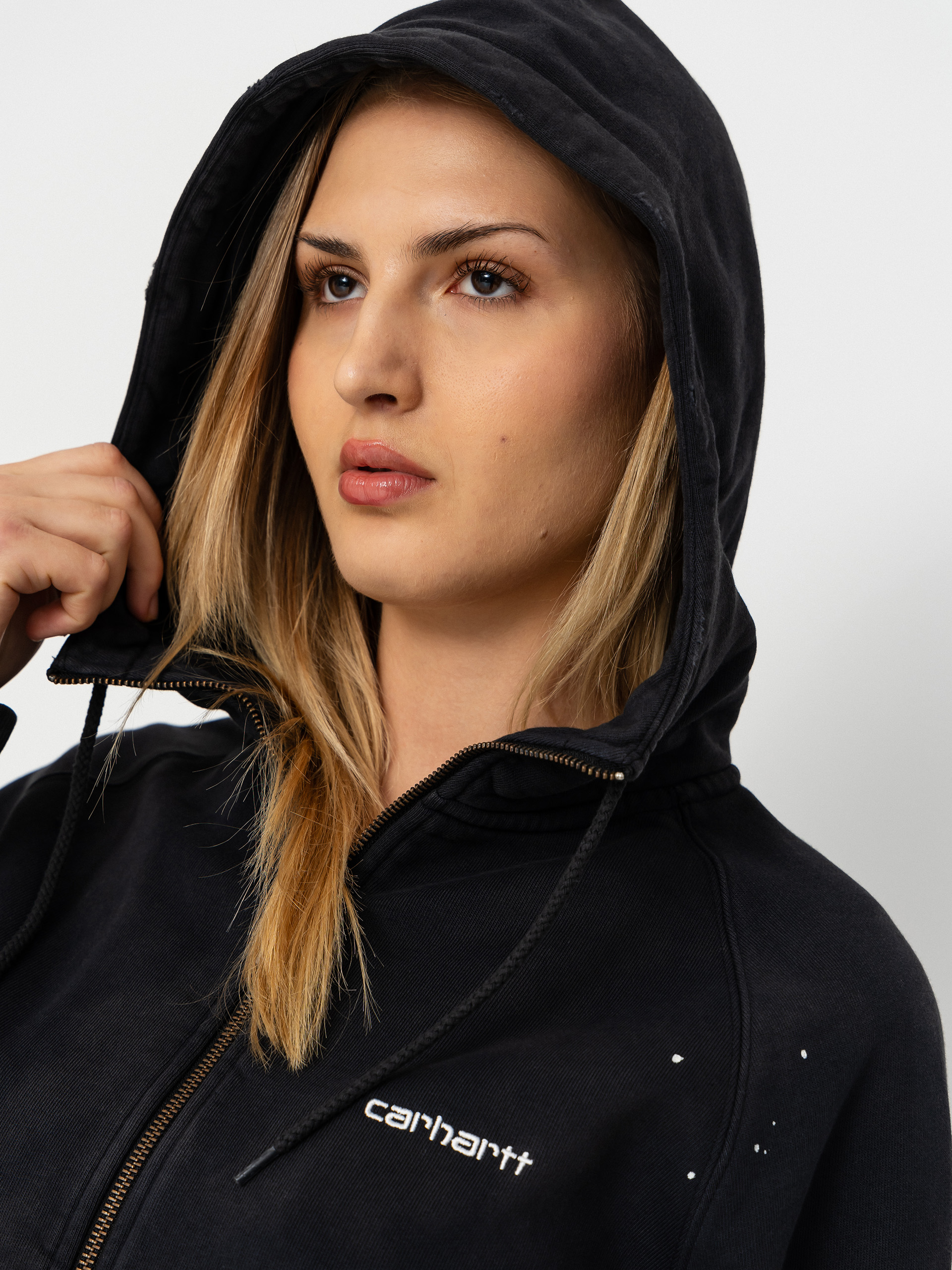 Mikina s kapucňou Carhartt WIP Painter ZHD Wmn (black)
