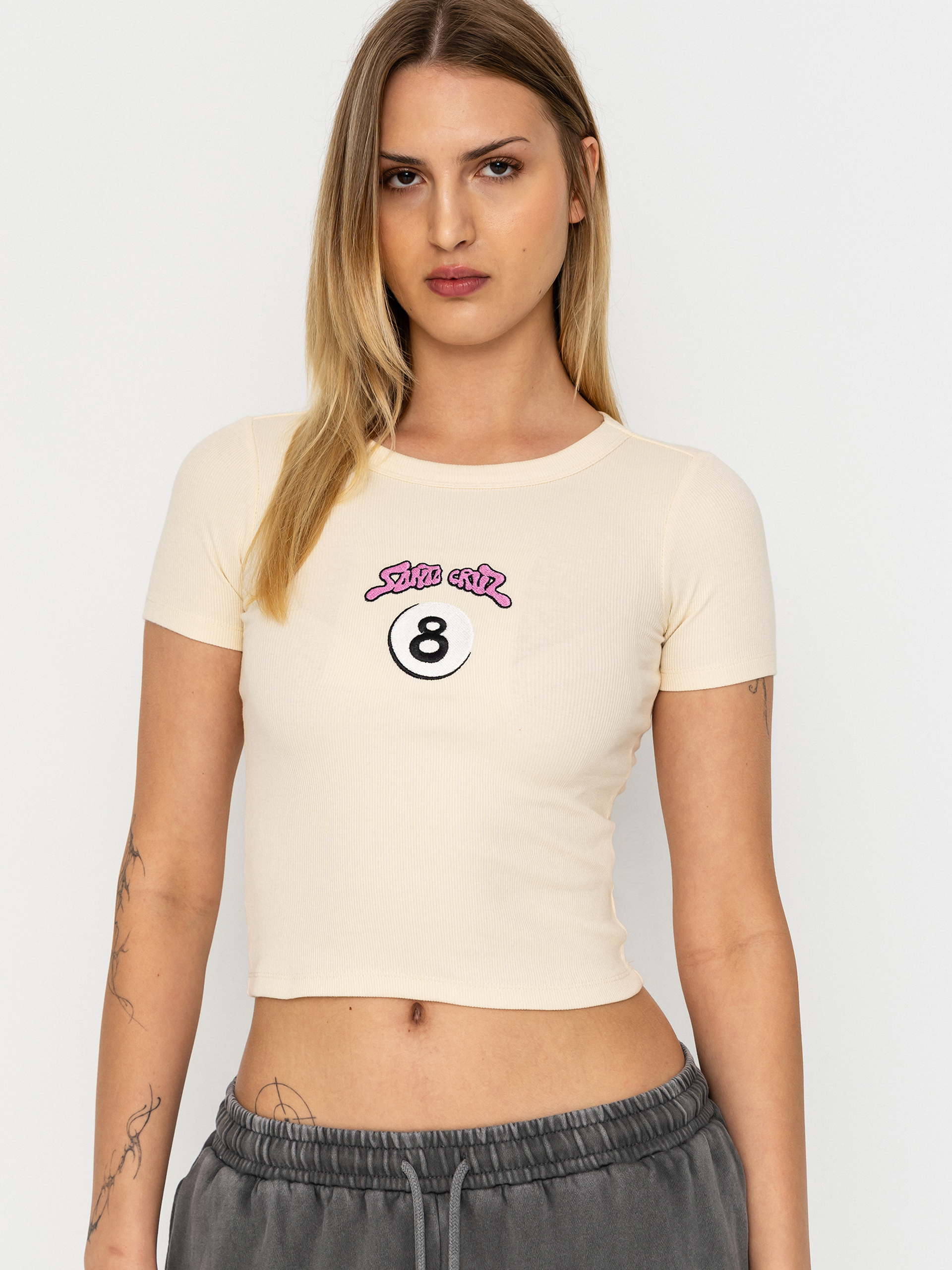 Tričko Santa Cruz Winkowski Ocho Front Wmn (chalk)