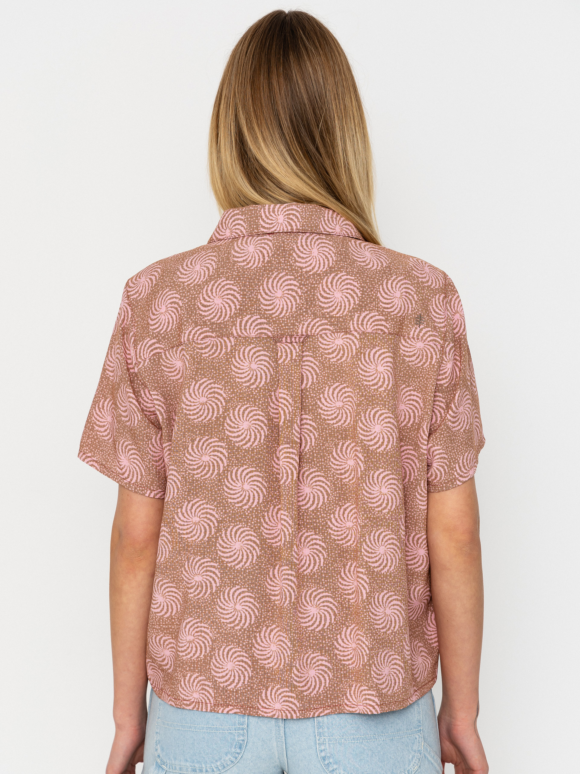Košeľa Royal Robbins Camino Pucker Wmn (mahogany ray pt)