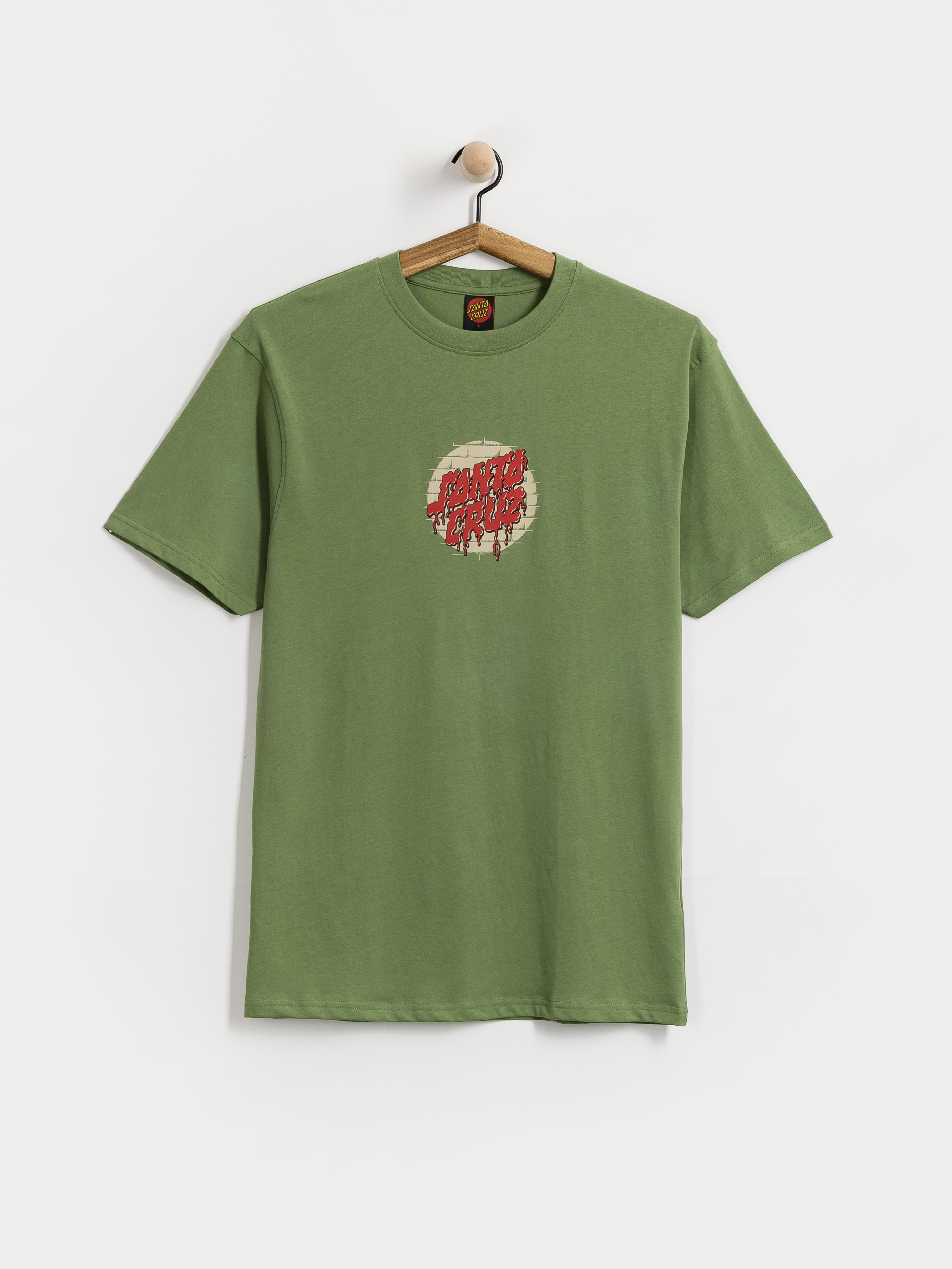 Tričko Santa Cruz Delfino Spotlight Fnt (dill green)