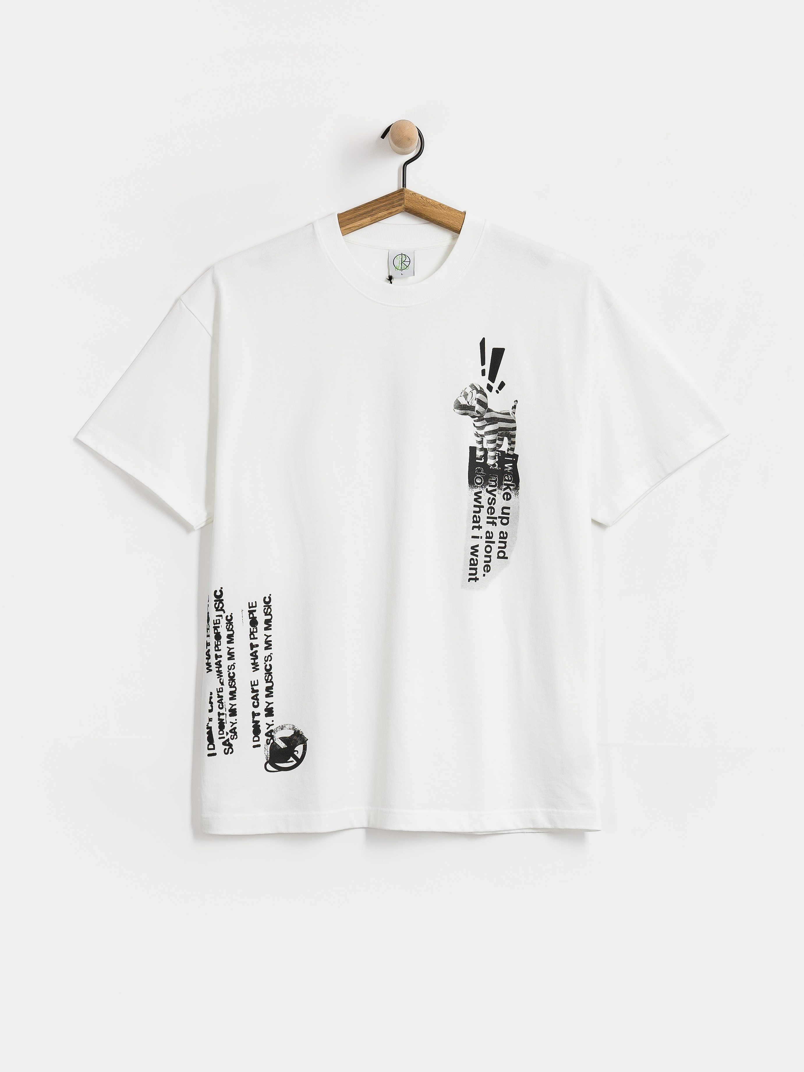 Tričko Polar Skate My Music (white)