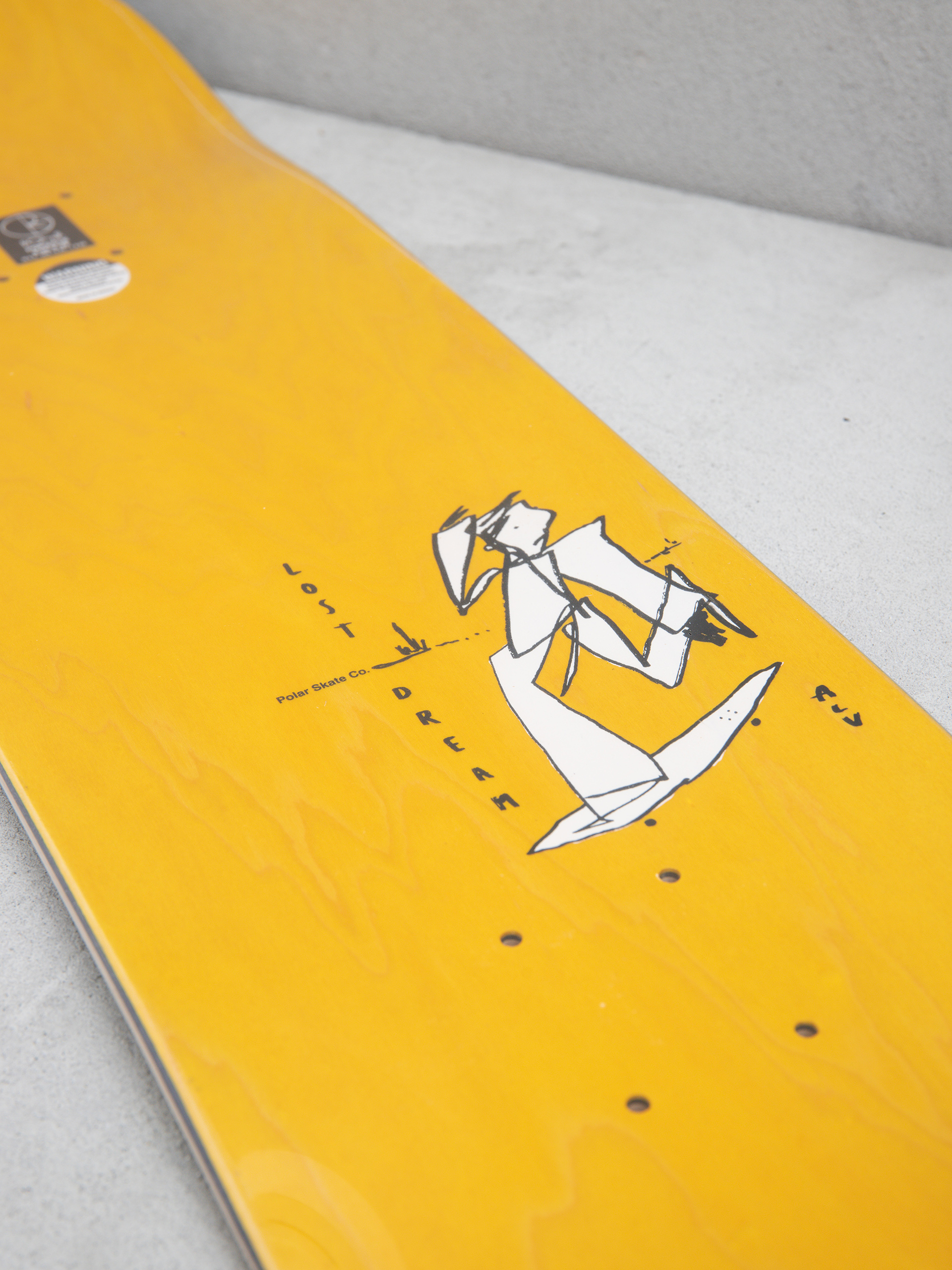 Doska Polar Skate Team Alv Soul Portrait (grey)