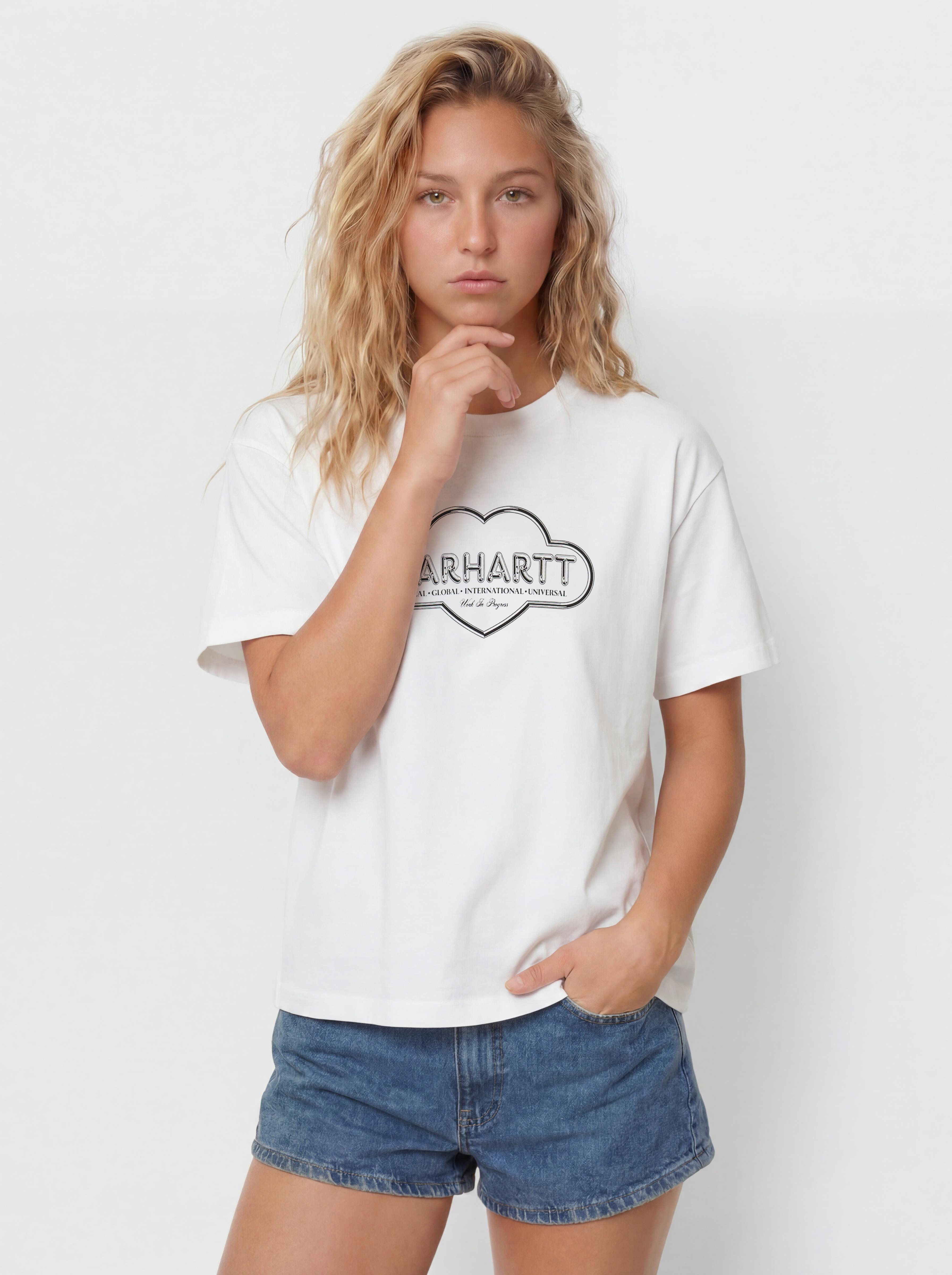 Tričko Carhartt WIP Cloud Heart Wmn (white)