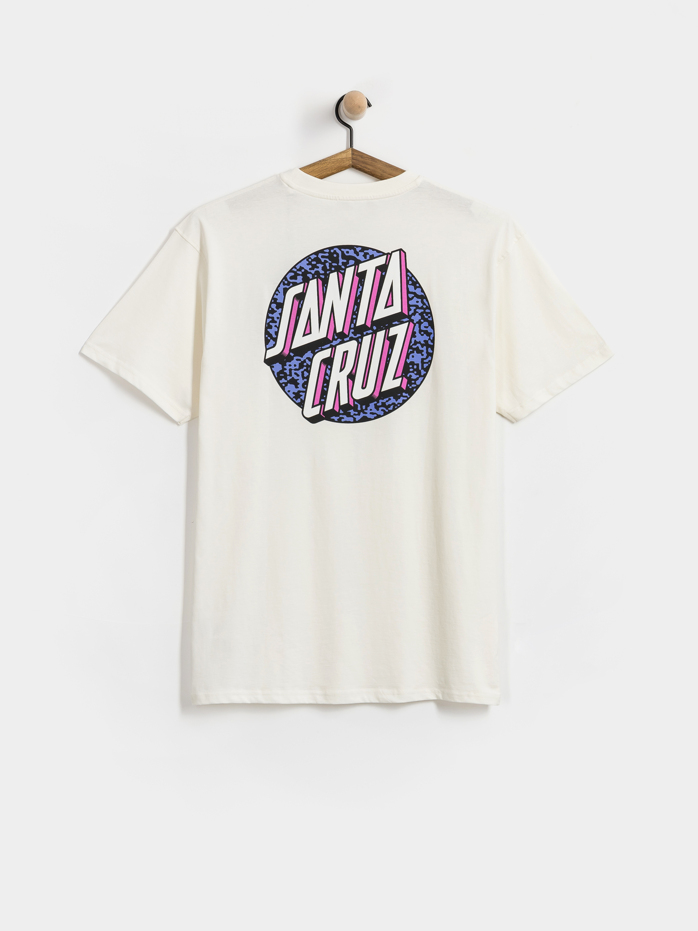 Tričko Santa Cruz Control Dot (unbleached cotton)